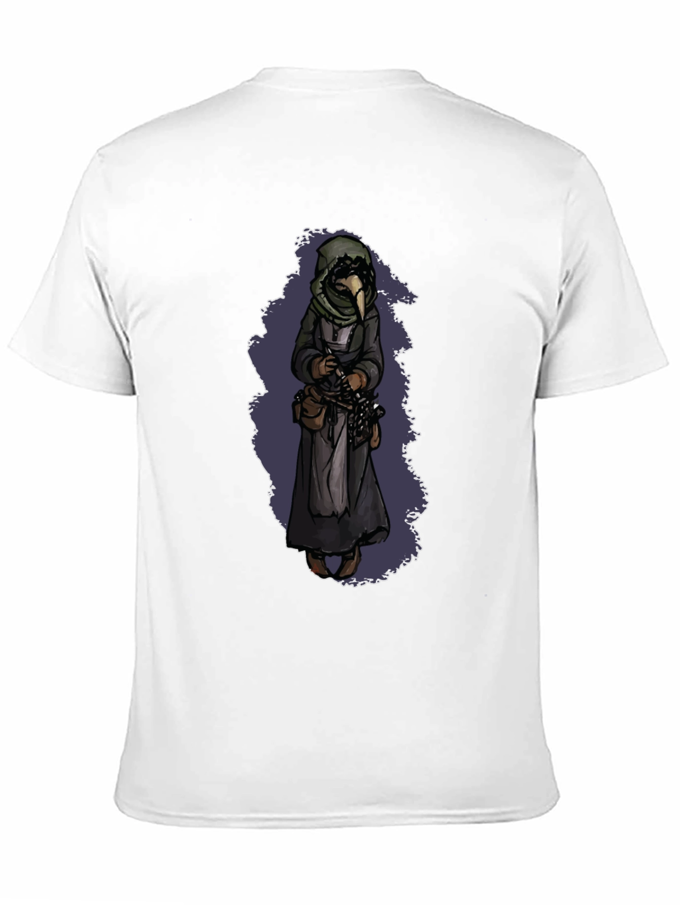 Plague Doctor Graphic T-Shirt - Black