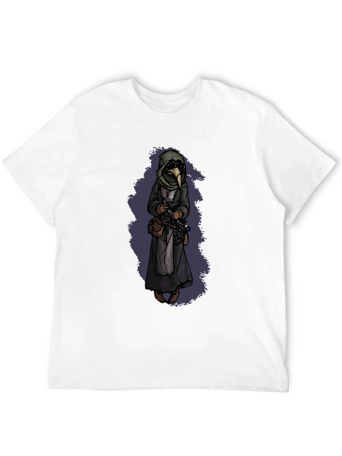 Plague Doctor Graphic T-Shirt - Black