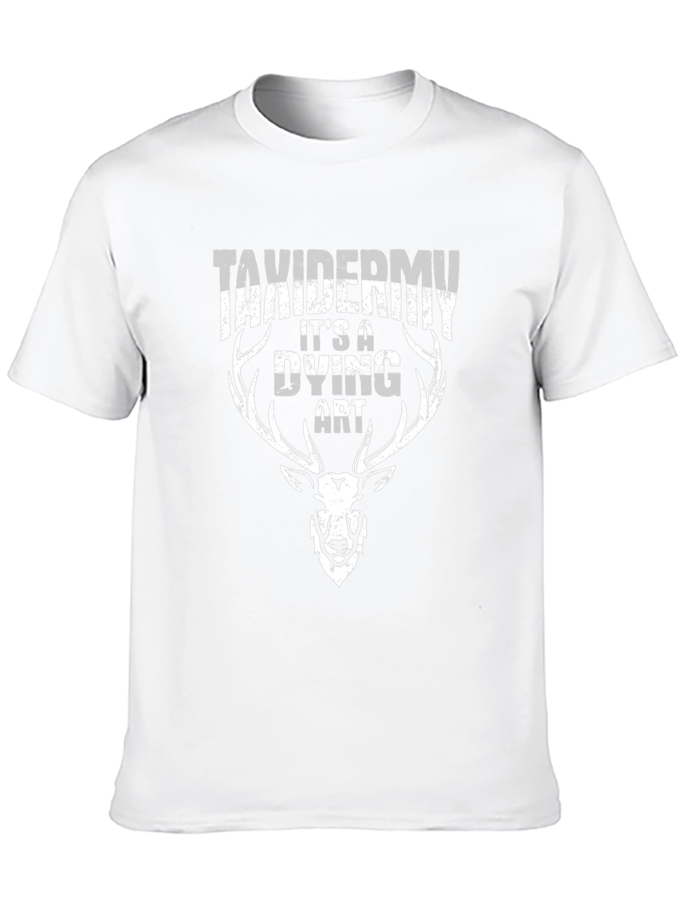 Taxidermy Dying Art Deer Graphic T-Shirt
