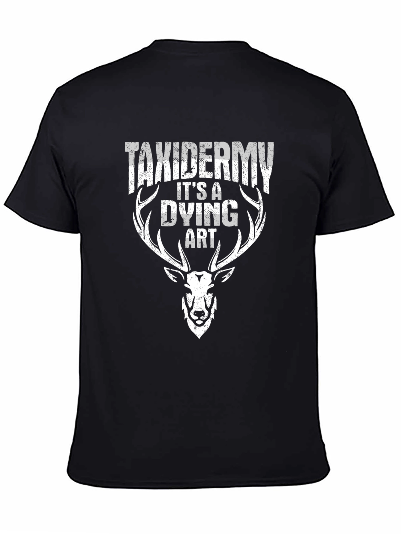 Taxidermy Dying Art Deer Graphic T-Shirt