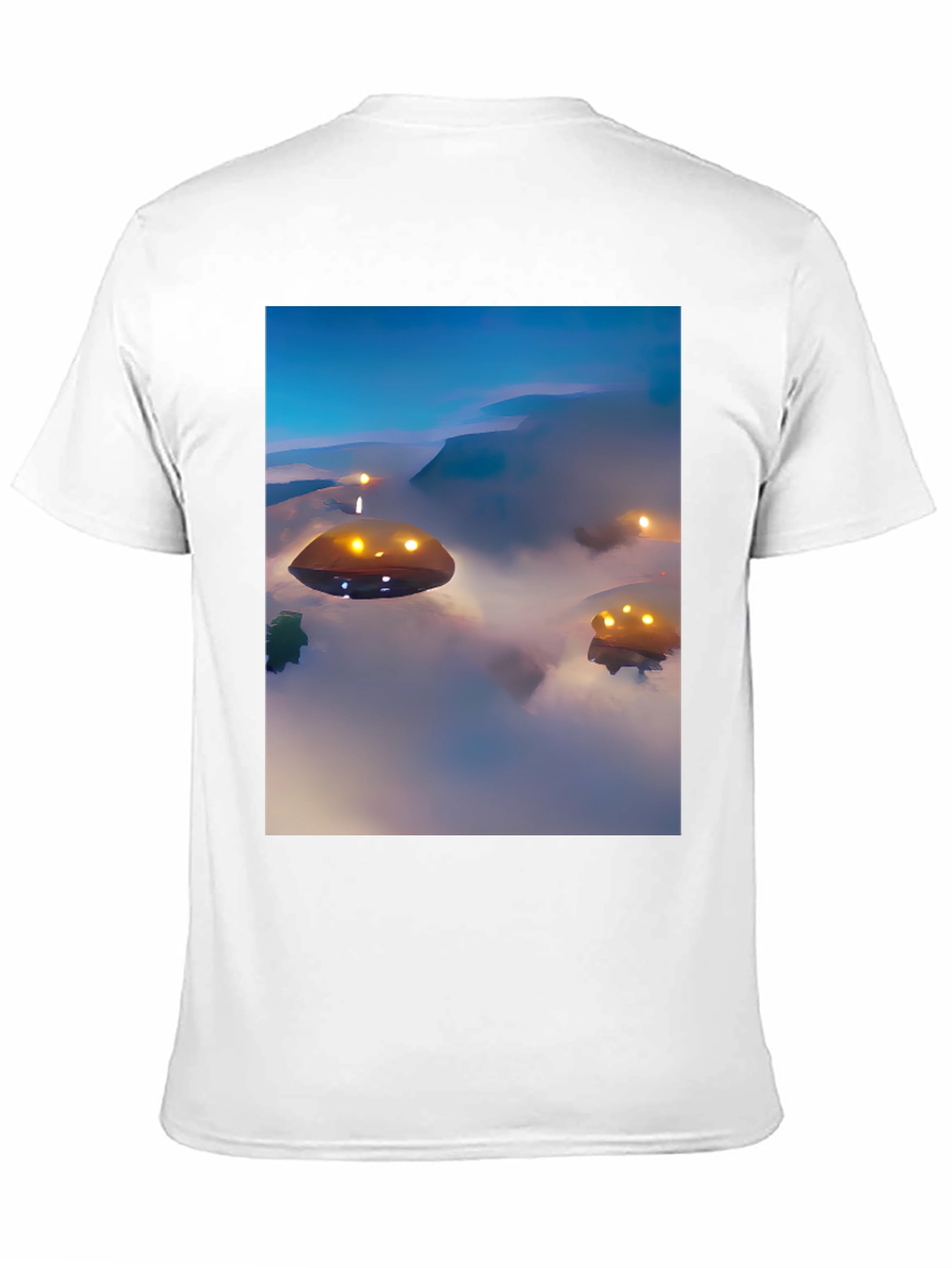 UFO Graphic Black T-Shirt