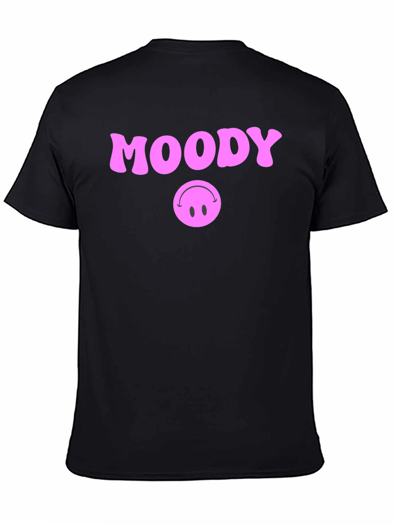 Moody Graphic T-Shirt - Black Cotton Blend