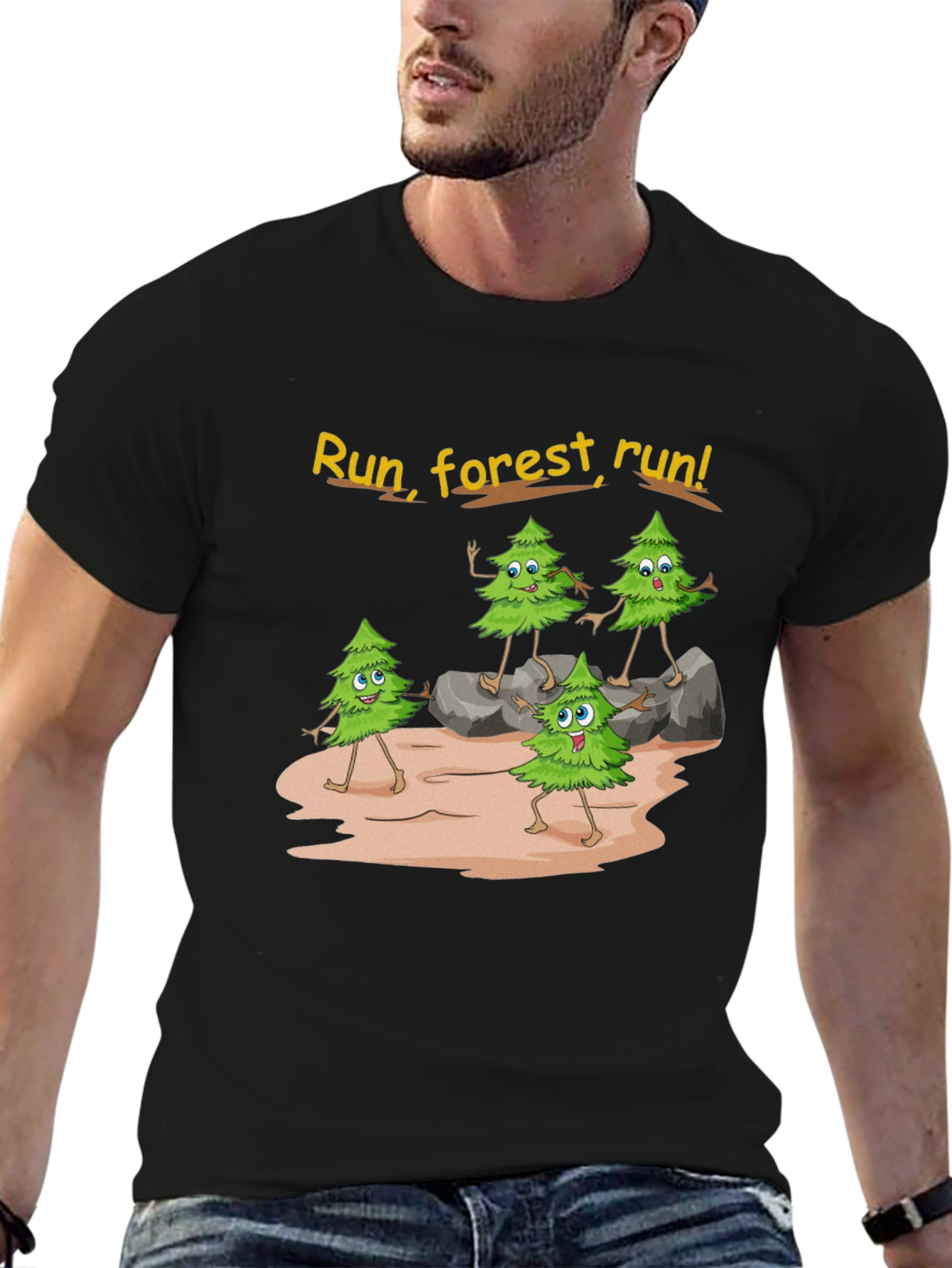 Run Forest Run Graphic T-Shirt
