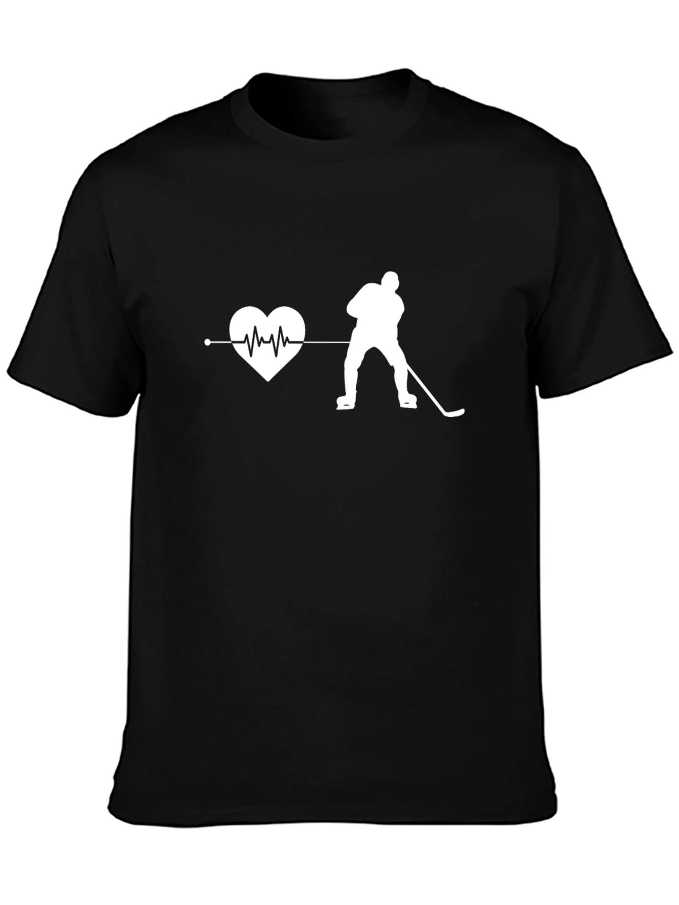 Hockey Heartbeat T-Shirt - Passion for the Game