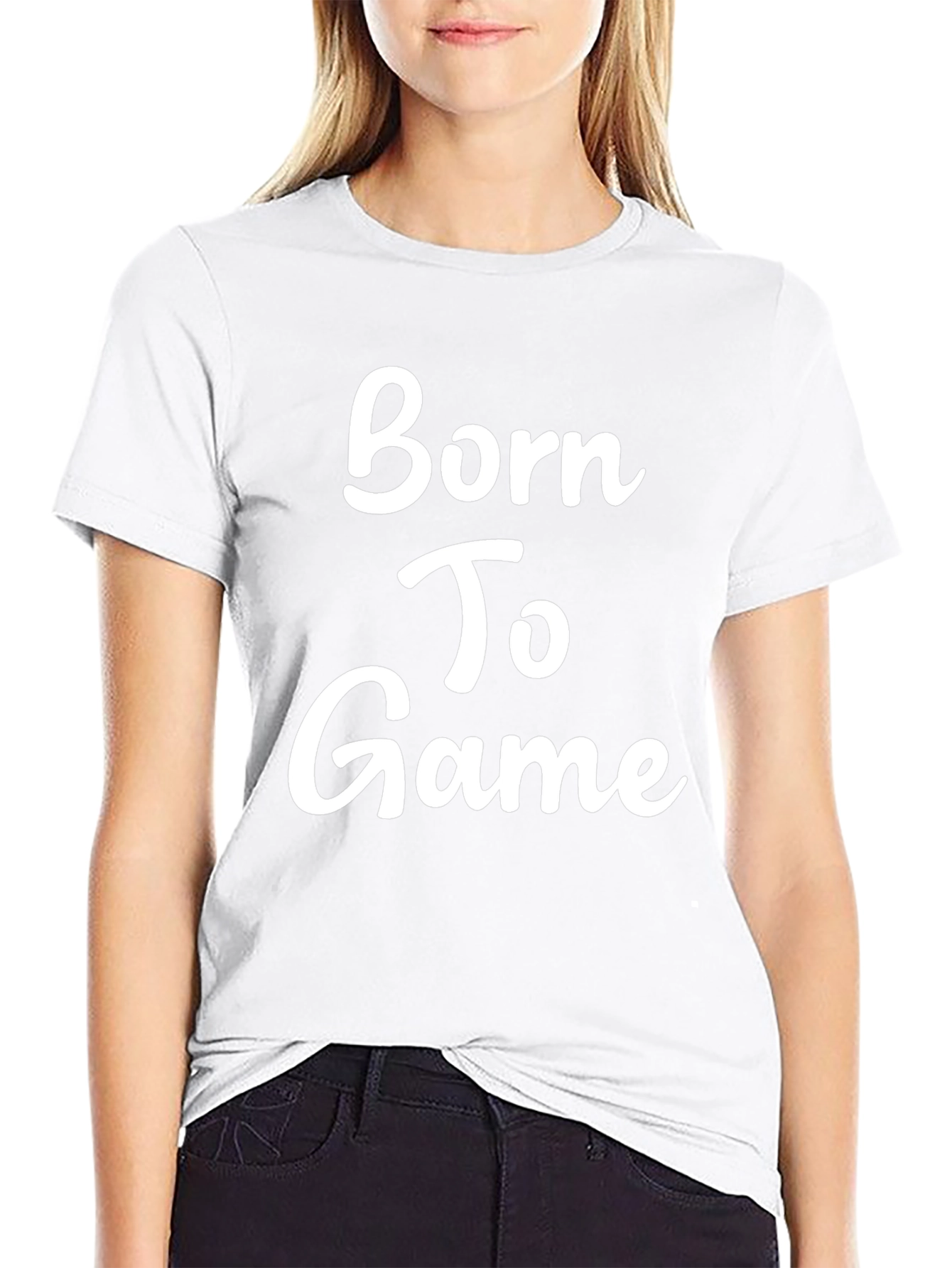 Born To Game Black T-Shirt - Gamer Apparel