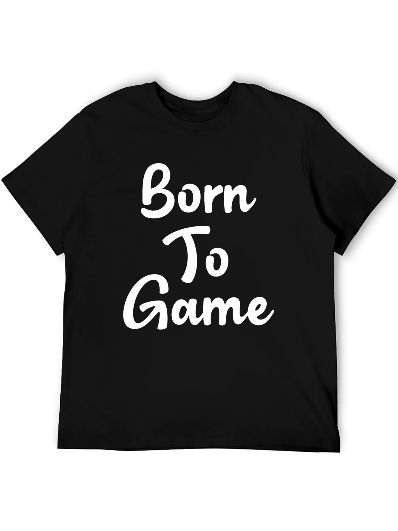 Born To Game Black T-Shirt - Gamer Apparel