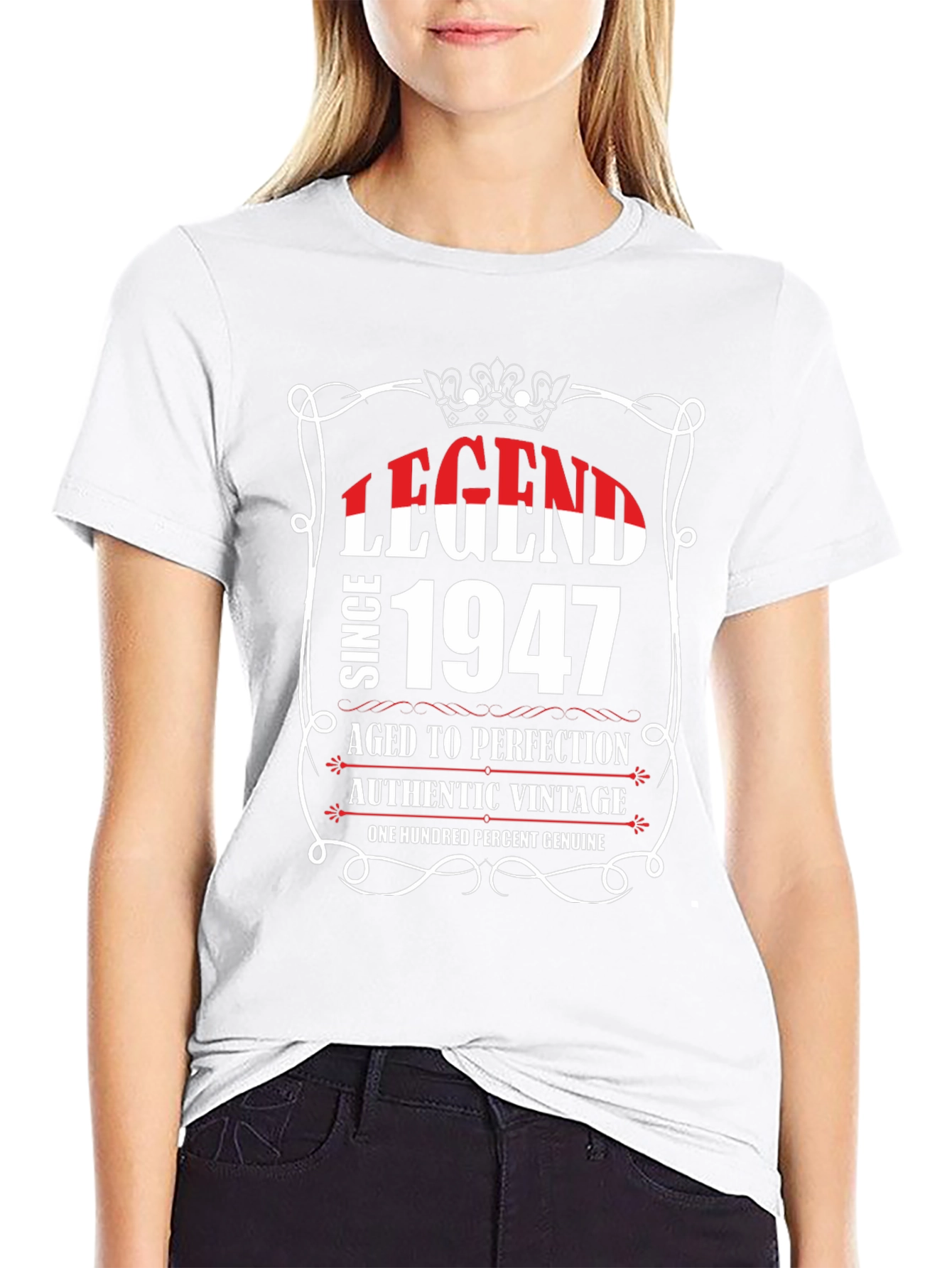 Legend Since 1947 Black Graphic T-Shirt