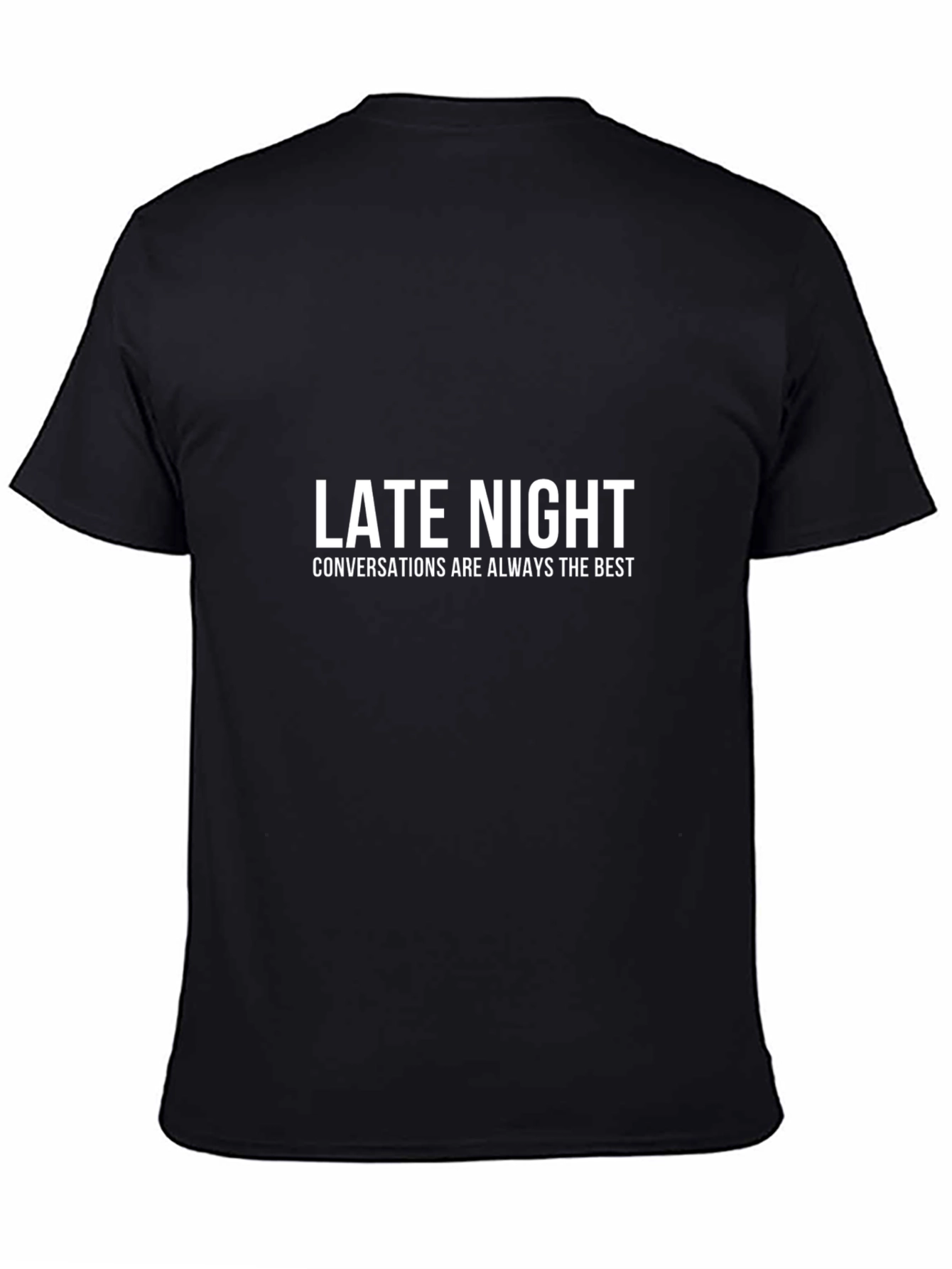 Late Night Conversations T-Shirt - Soft Cotton Blend
