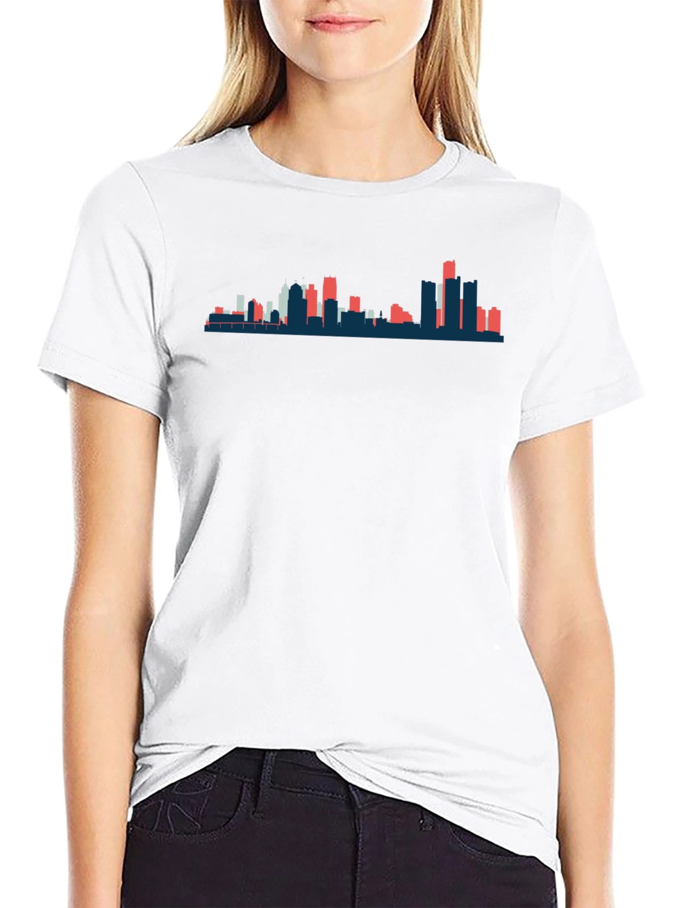 City Skyline Graphic T-Shirt - Urban Style