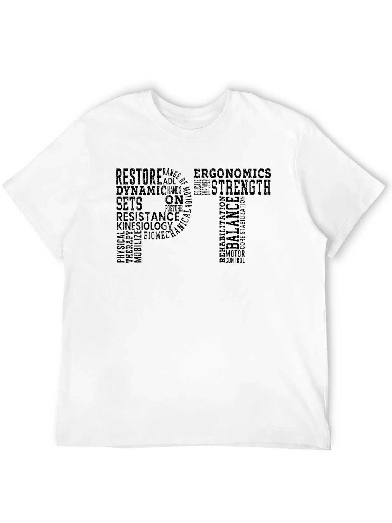 Physical Therapy Word Cloud T-Shirt