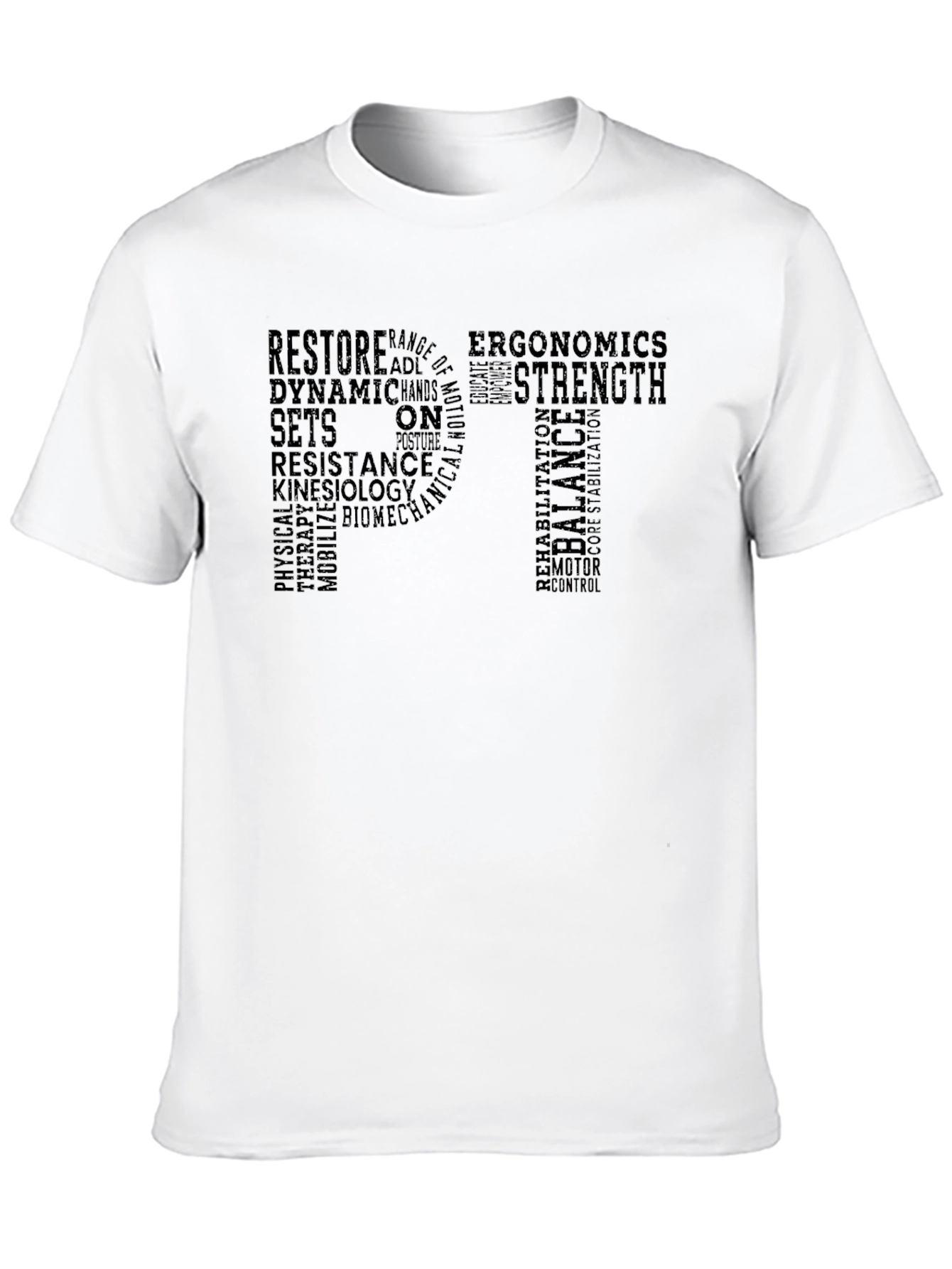Physical Therapy Word Cloud T-Shirt