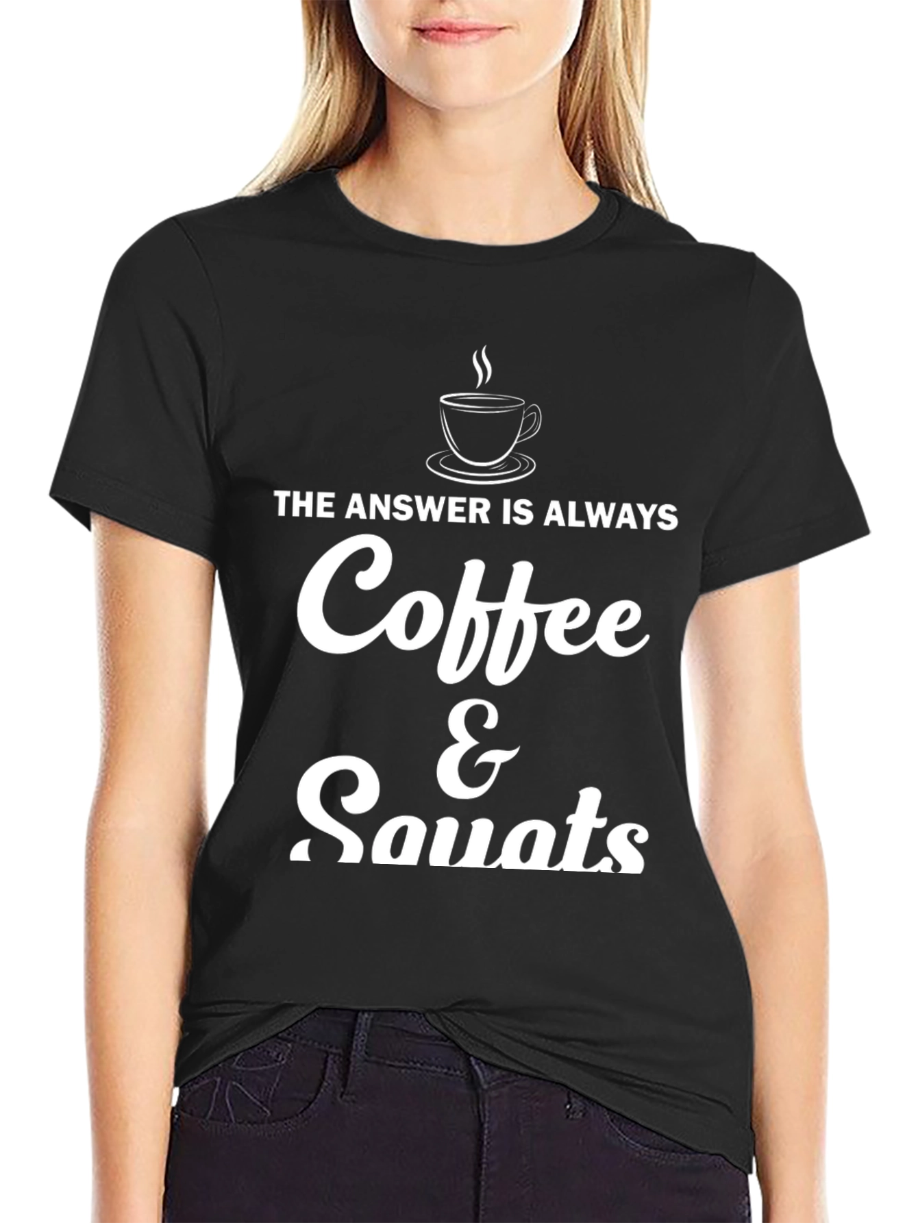 Coffee & Squats T-Shirt - Workout Motivation Tee
