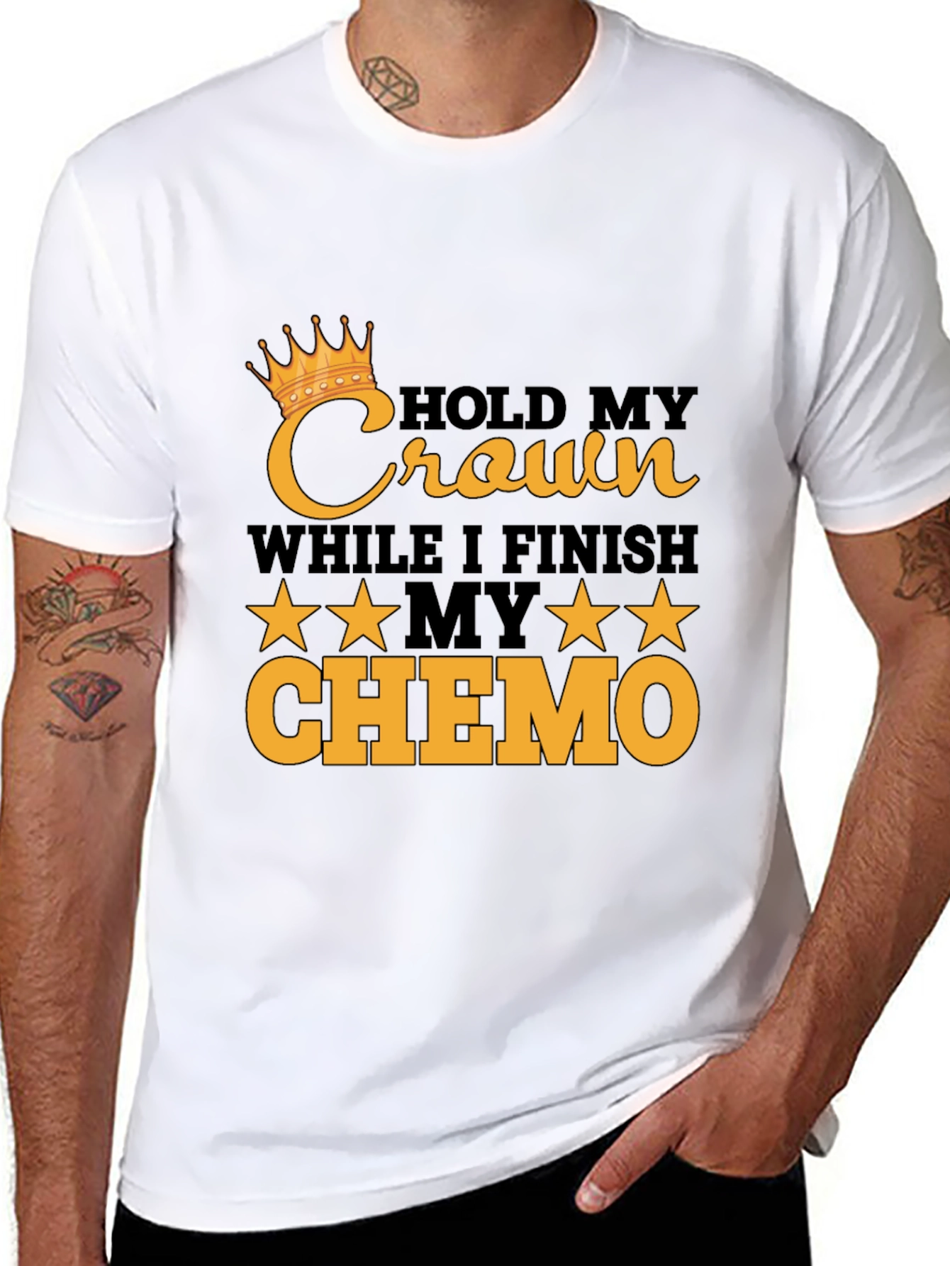 Hold My Crown Chemo Awareness T-Shirt