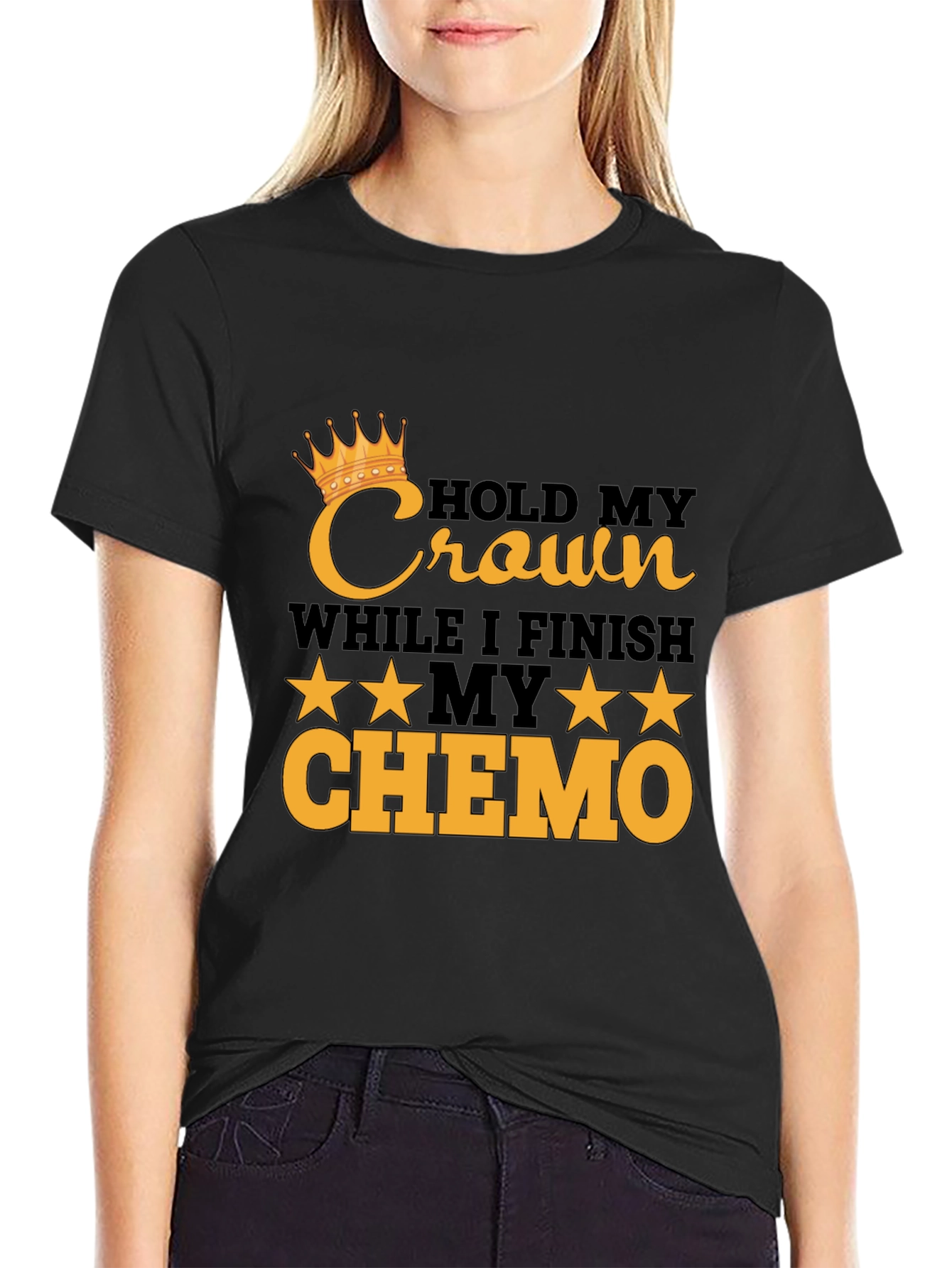 Hold My Crown Chemo Awareness T-Shirt