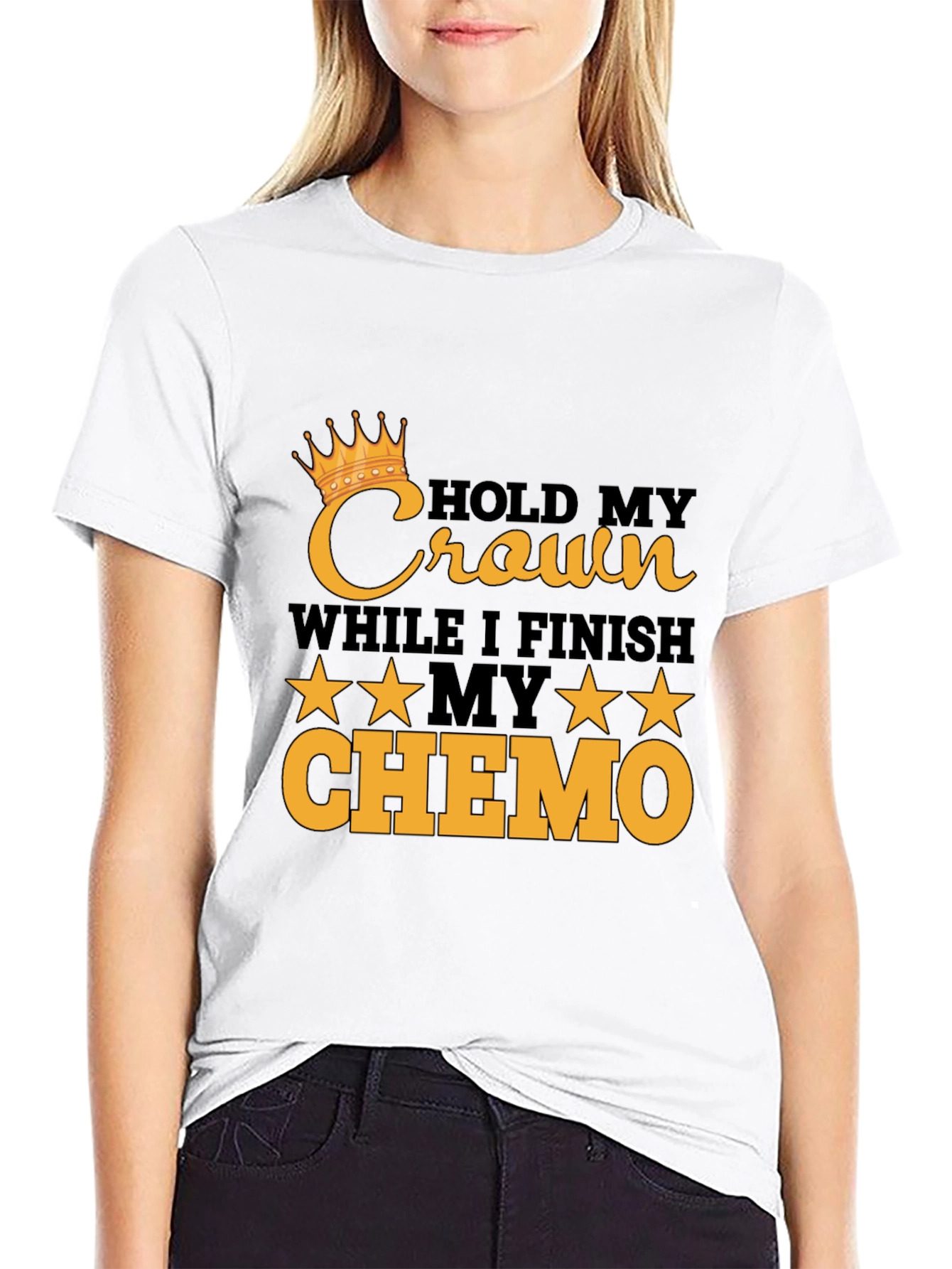 Hold My Crown Chemo Awareness T-Shirt