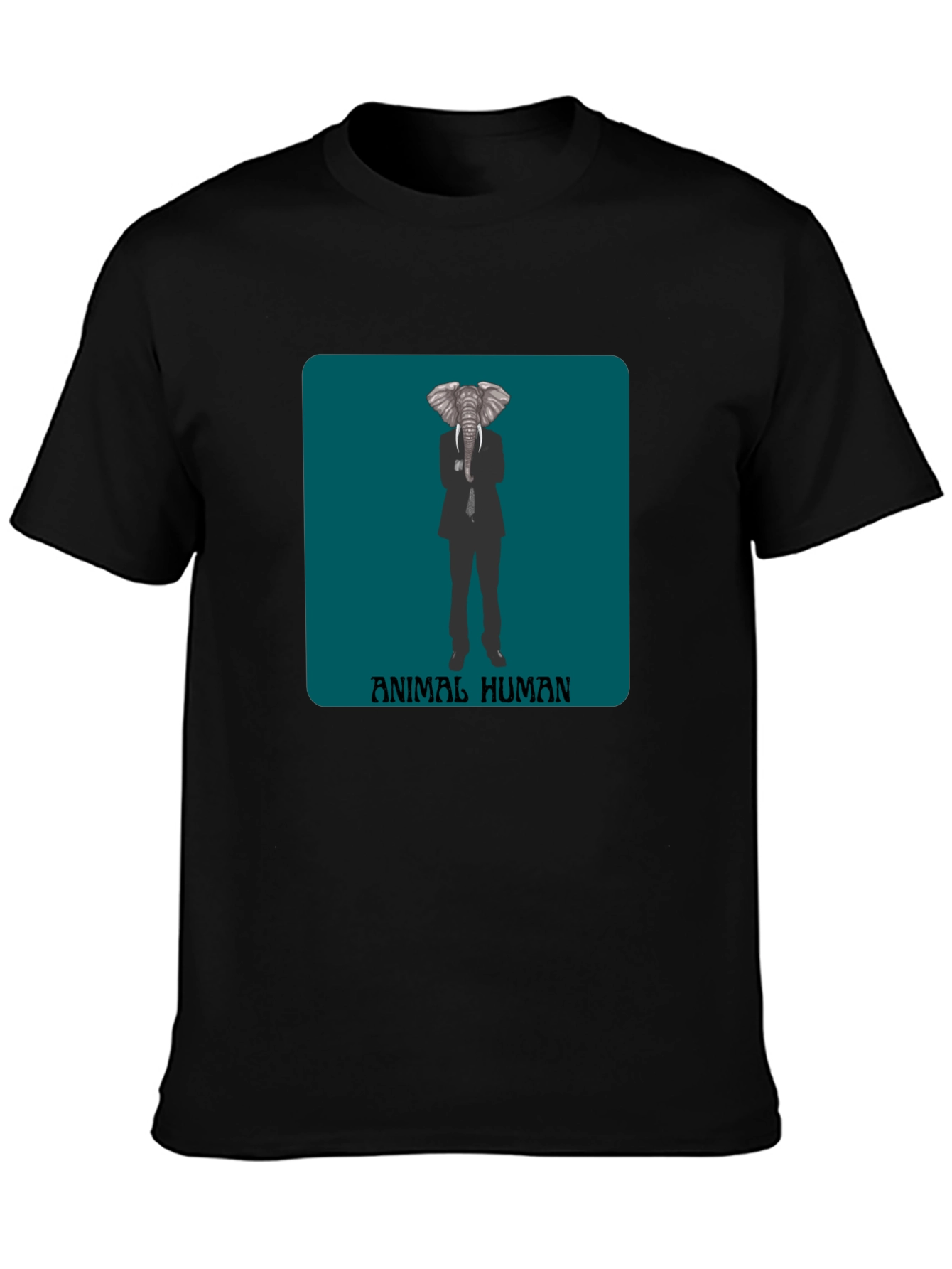 Animal Human Elephant Head T-Shirt