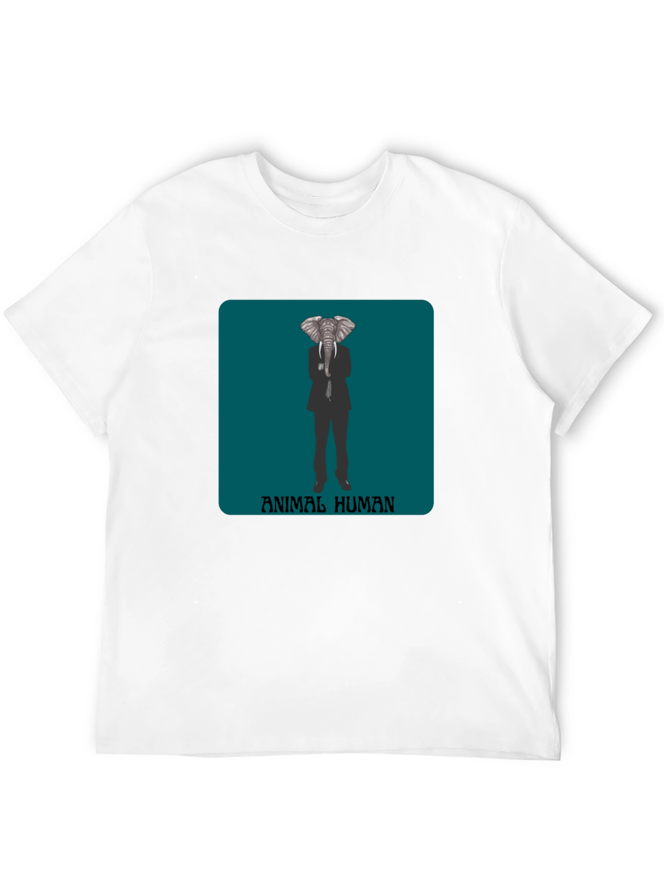 Animal Human Elephant Head T-Shirt