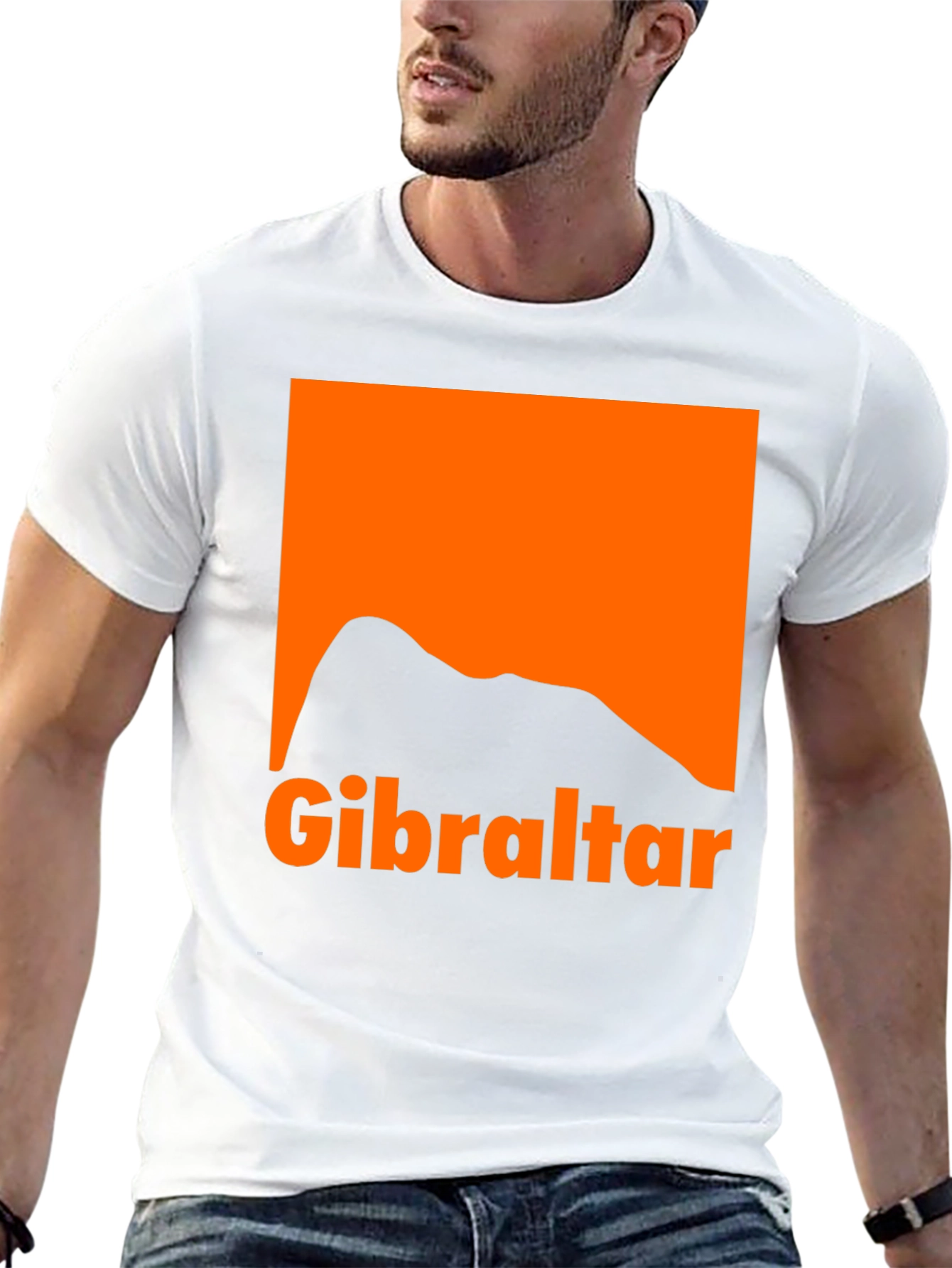 Gibraltar T-Shirt - Orange Mountain Design
