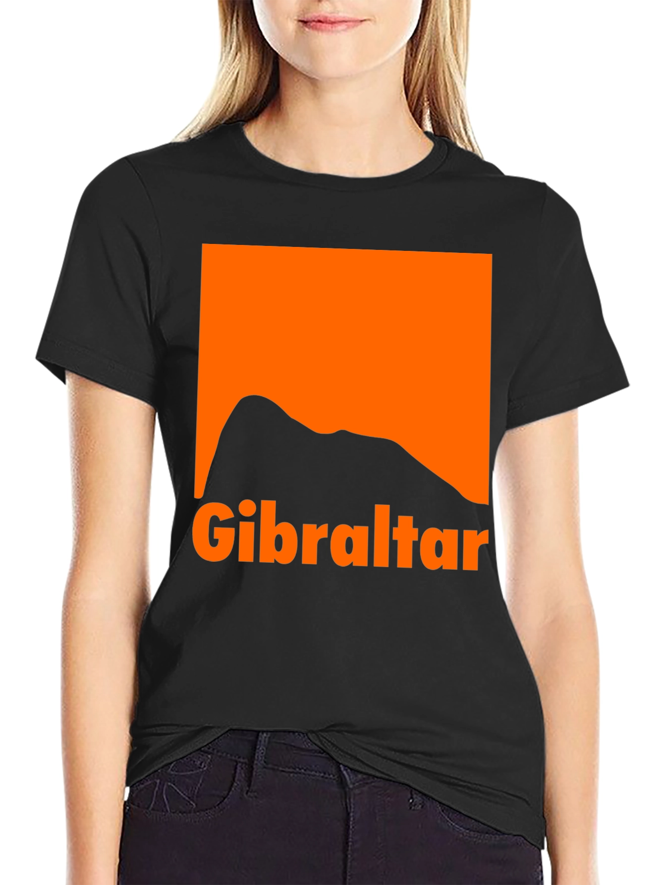 Gibraltar T-Shirt - Orange Mountain Design