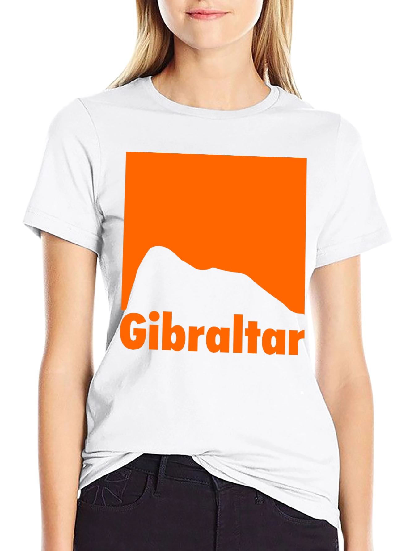 Gibraltar T-Shirt - Orange Mountain Design