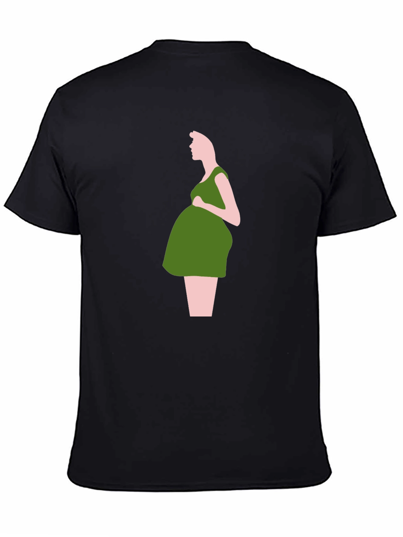 Stylish Pregnancy Silhouette T-Shirt