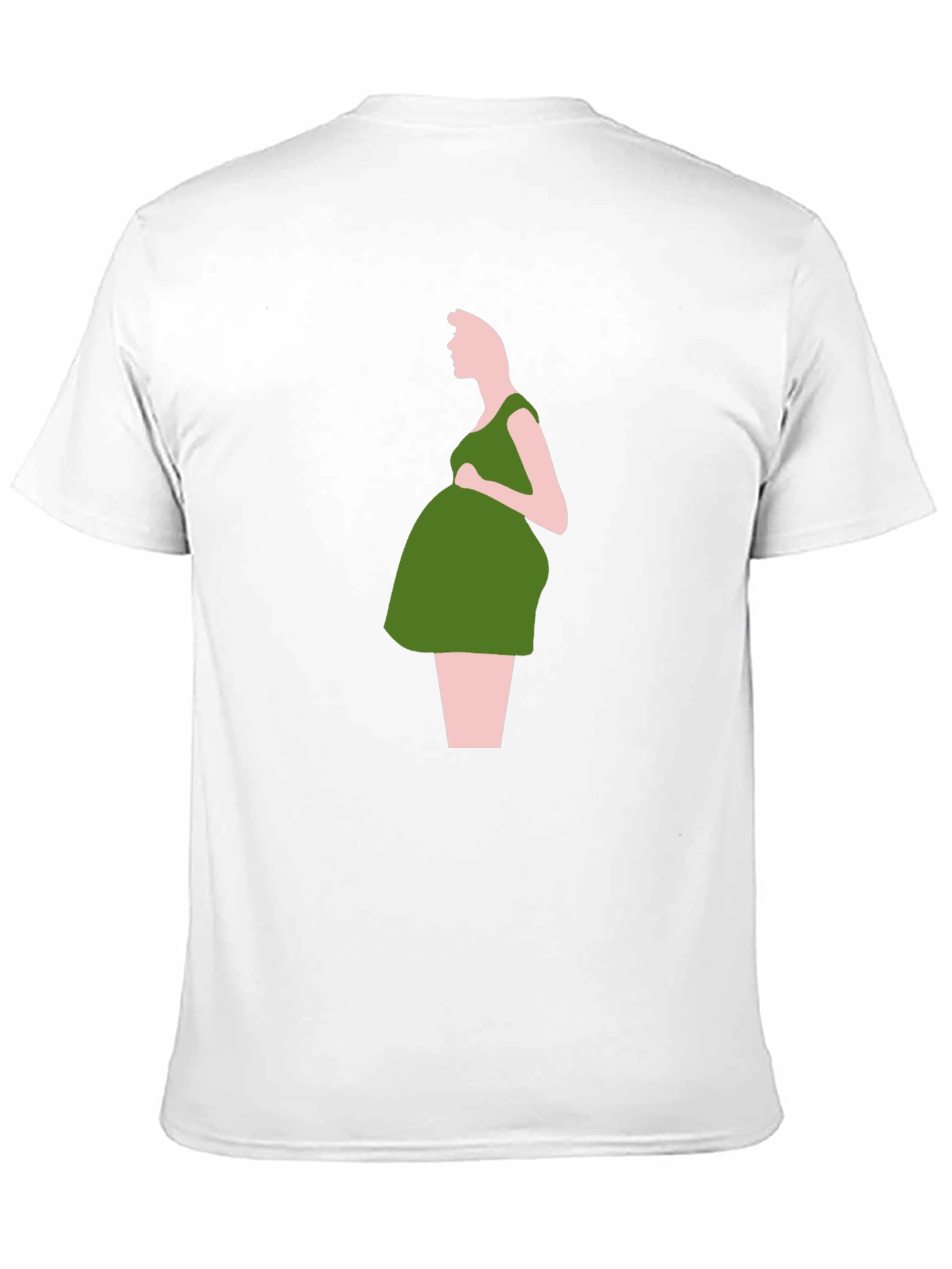 Stylish Pregnancy Silhouette T-Shirt