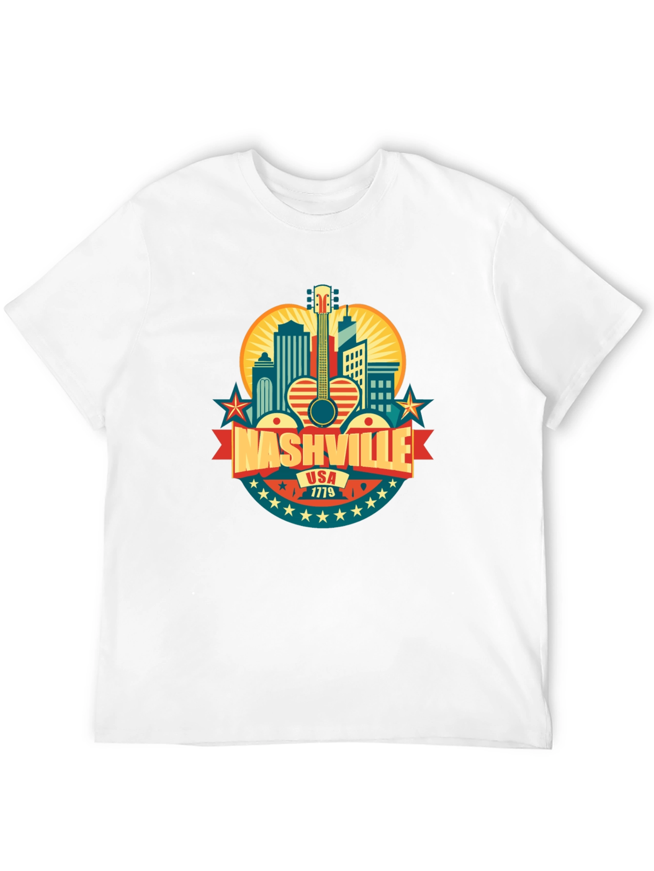 Nashville USA 1779 Graphic T-Shirt