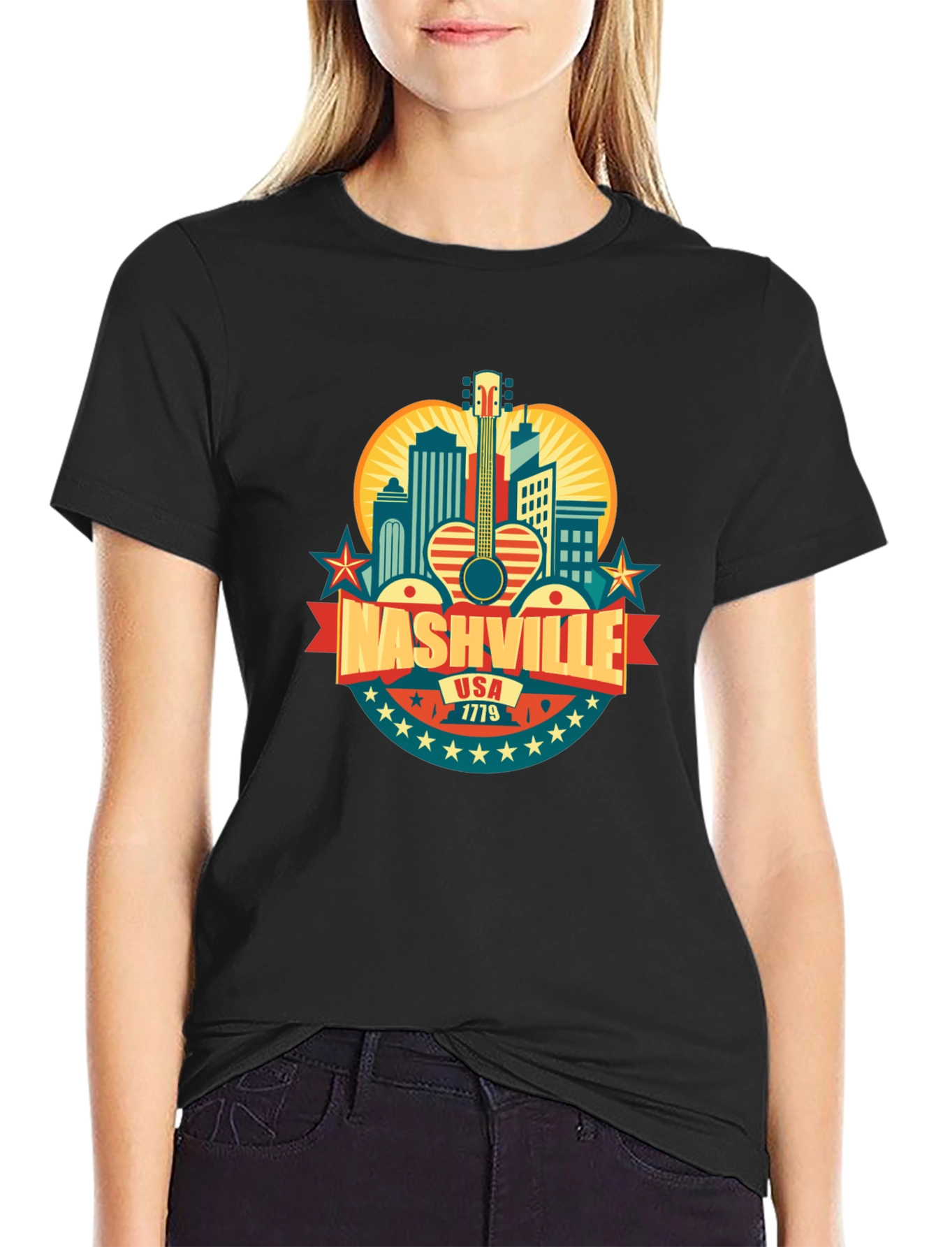 Nashville USA 1779 Graphic T-Shirt