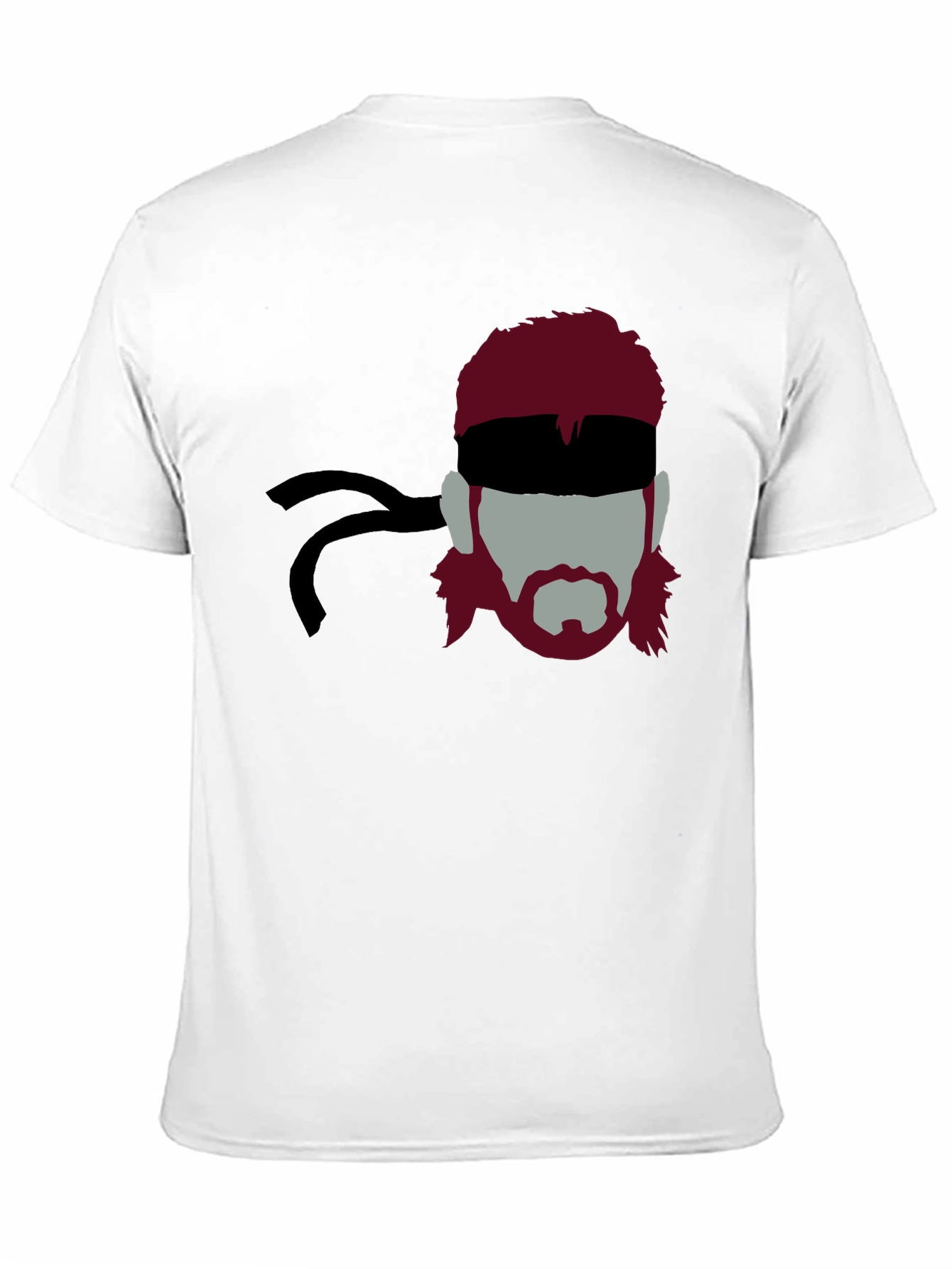 Stealthy Solid Snake Graphic Tee - Black