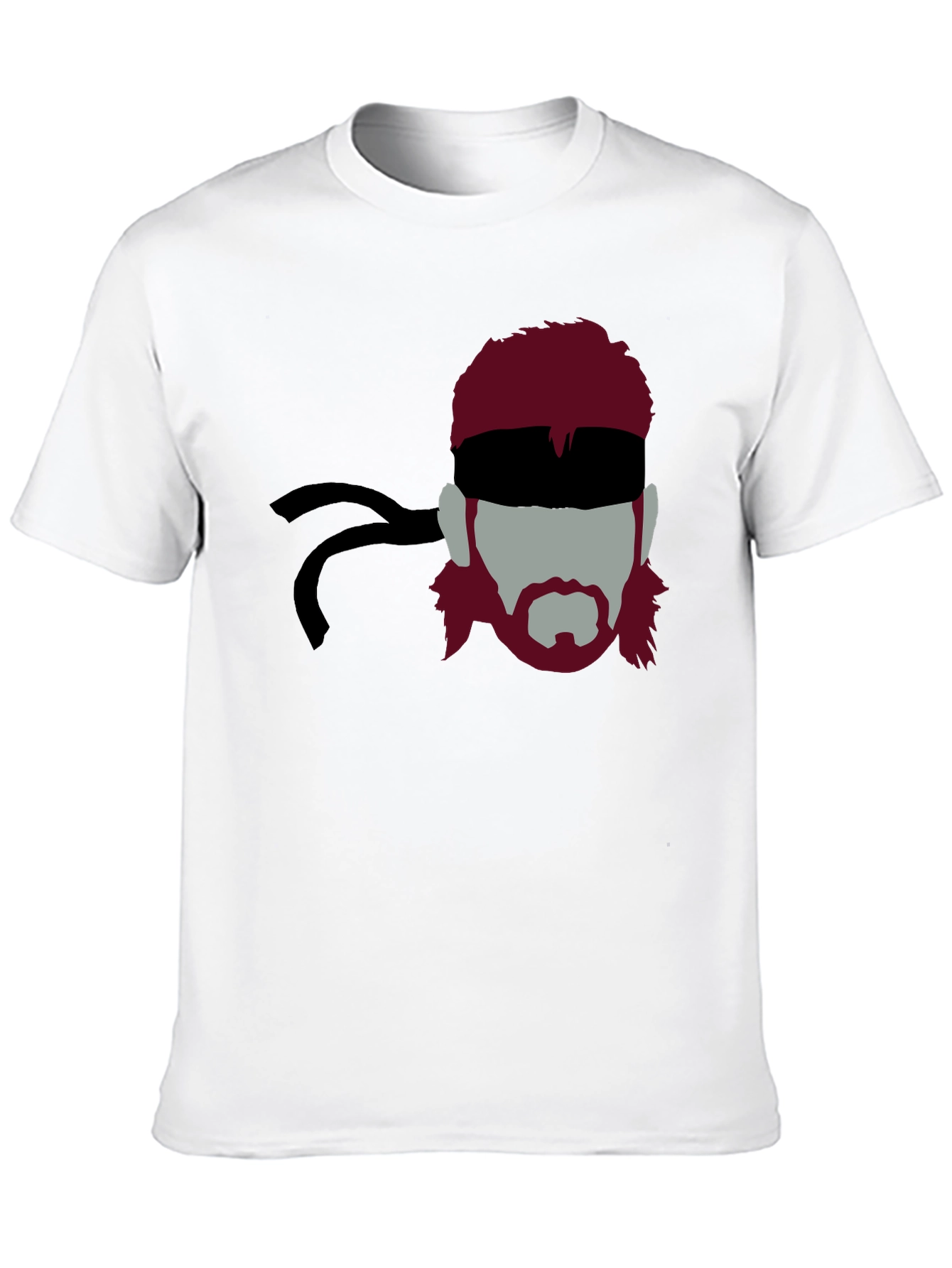 Stealthy Solid Snake Graphic Tee - Black
