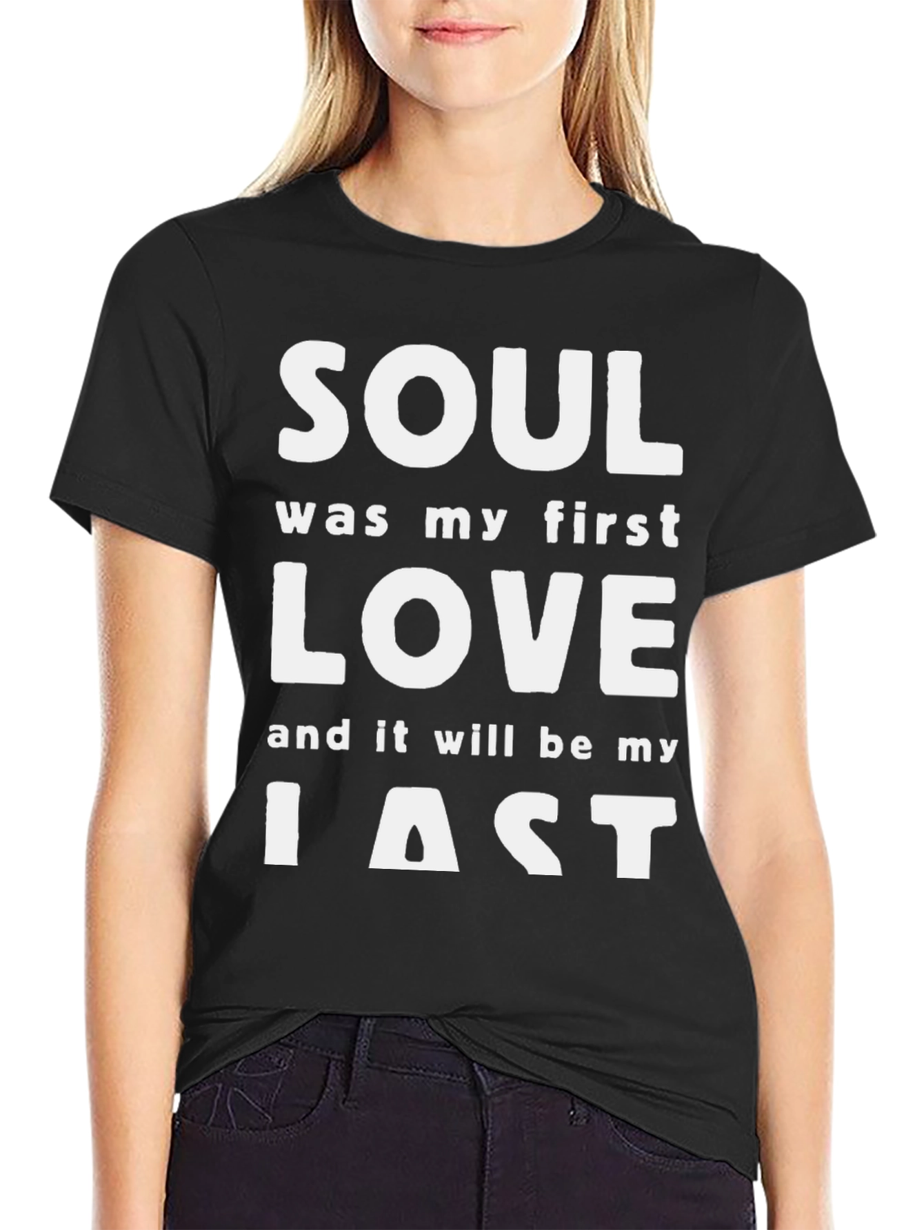 Soul Music Lover Black T-Shirt