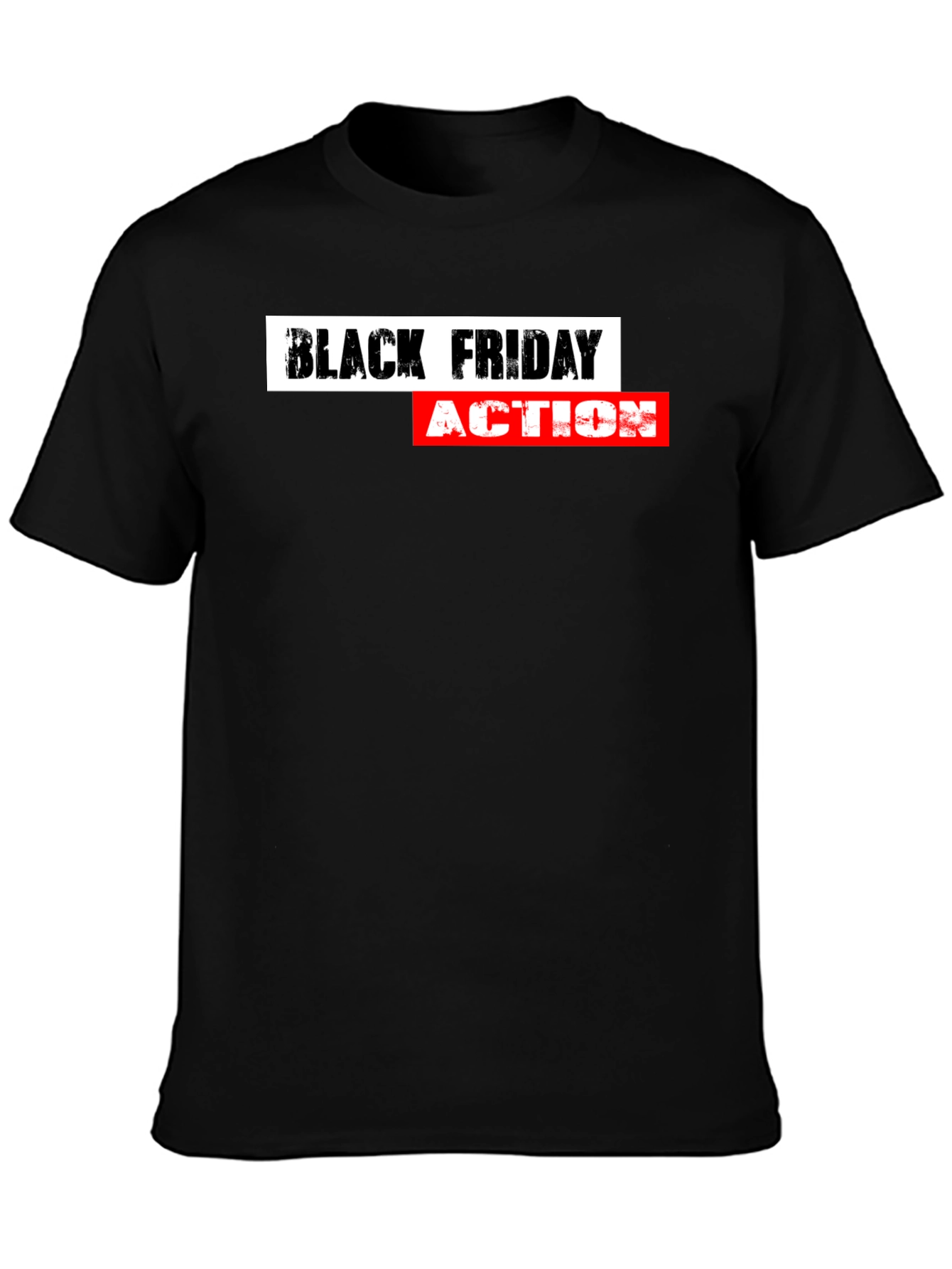 Black Friday Action T-Shirt - Stylish Design