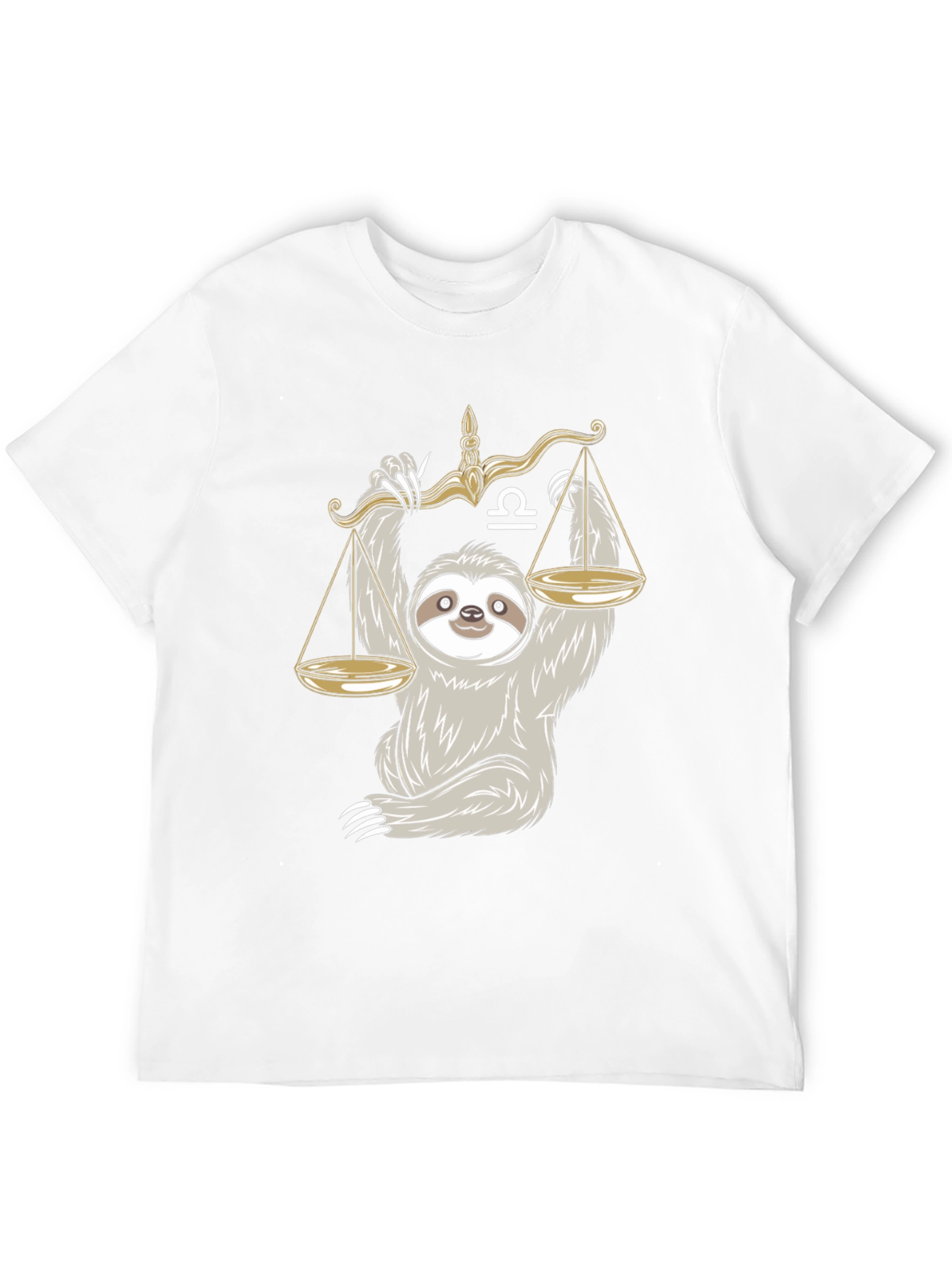 Libra Sloth T-Shirt - Zodiac Animal Tee