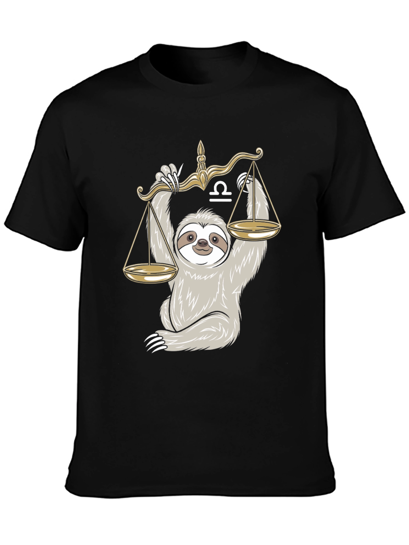 Libra Sloth T-Shirt - Zodiac Animal Tee