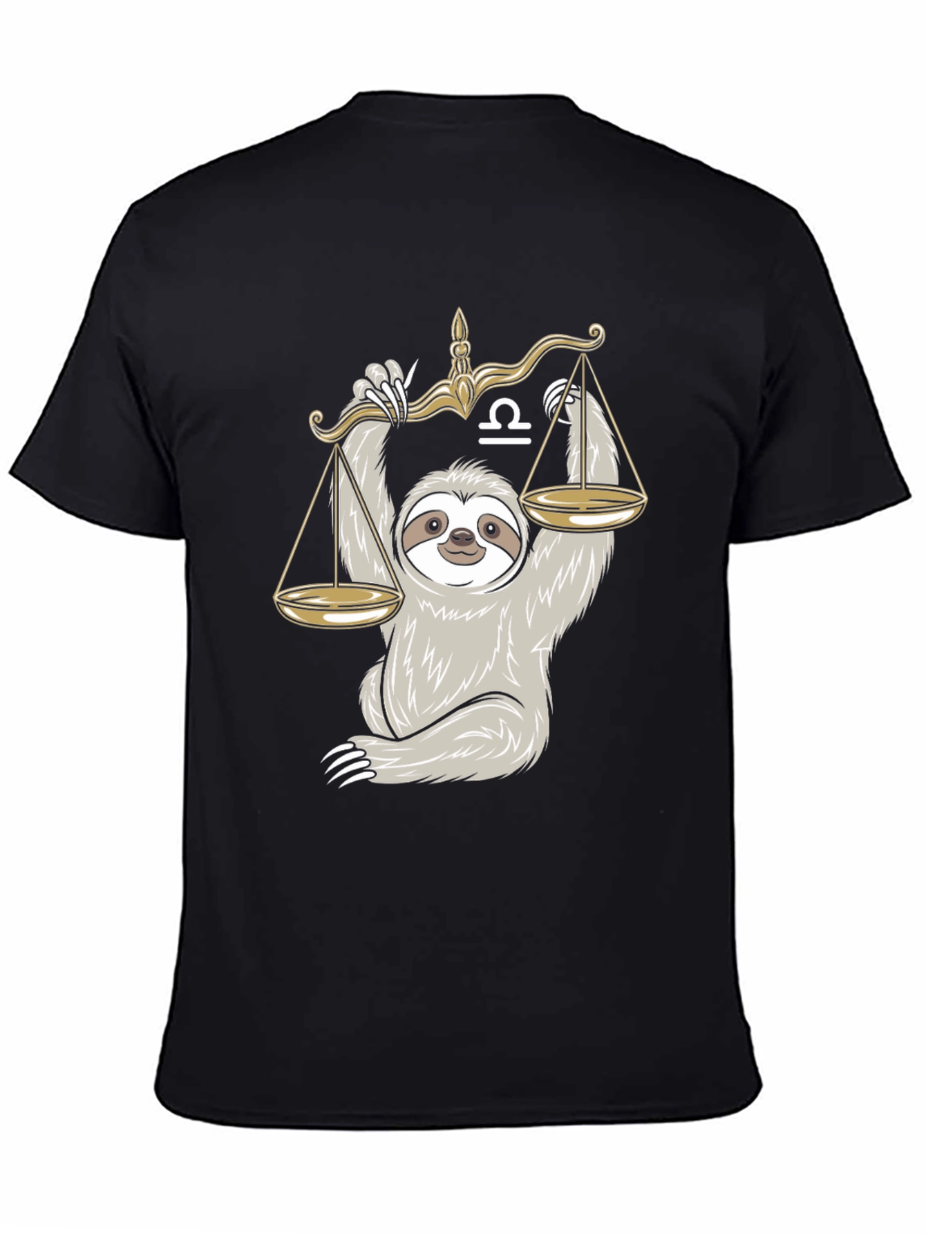 Libra Sloth T-Shirt - Zodiac Animal Tee