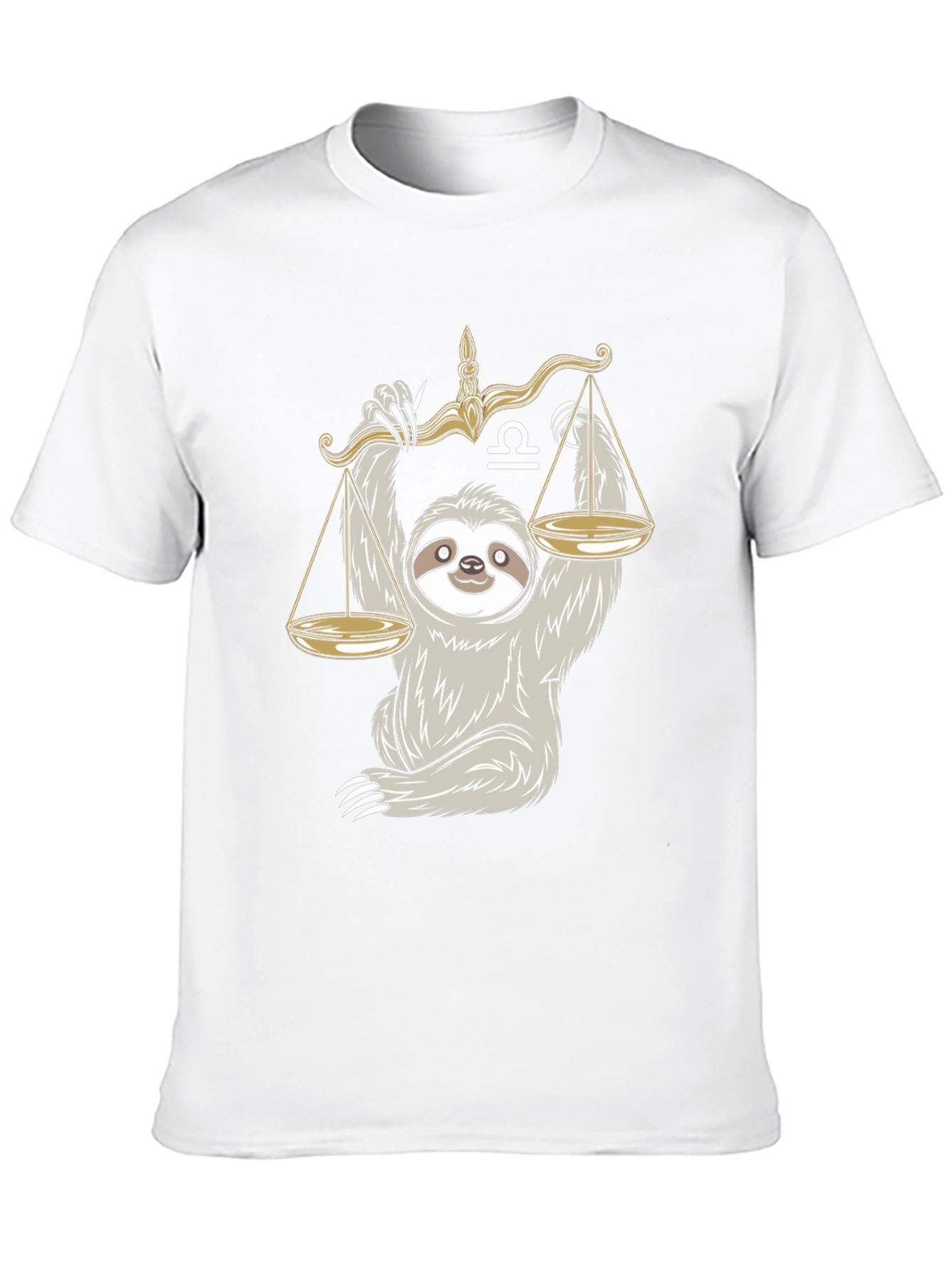 Libra Sloth T-Shirt - Zodiac Animal Tee
