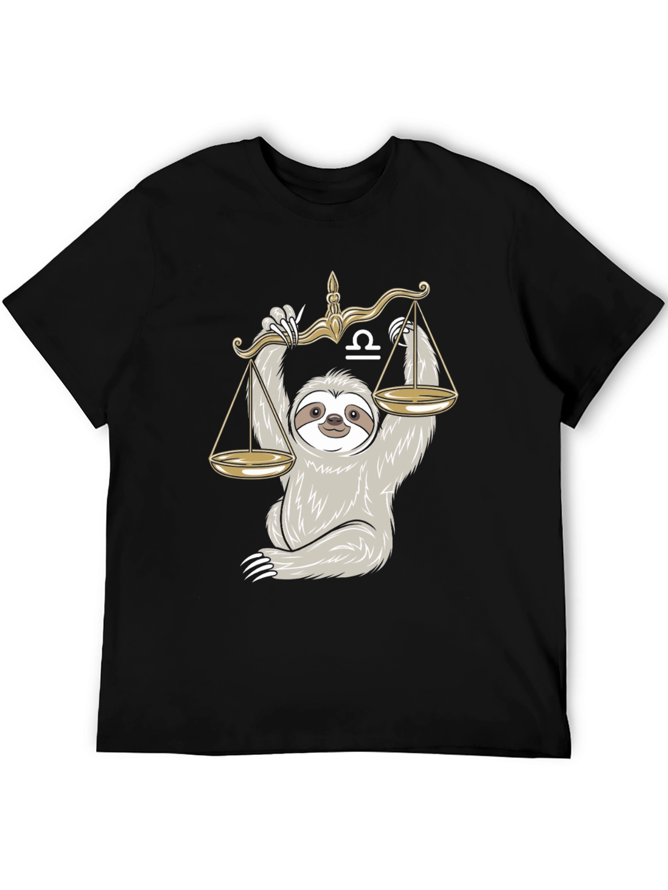 Libra Sloth T-Shirt - Zodiac Animal Tee