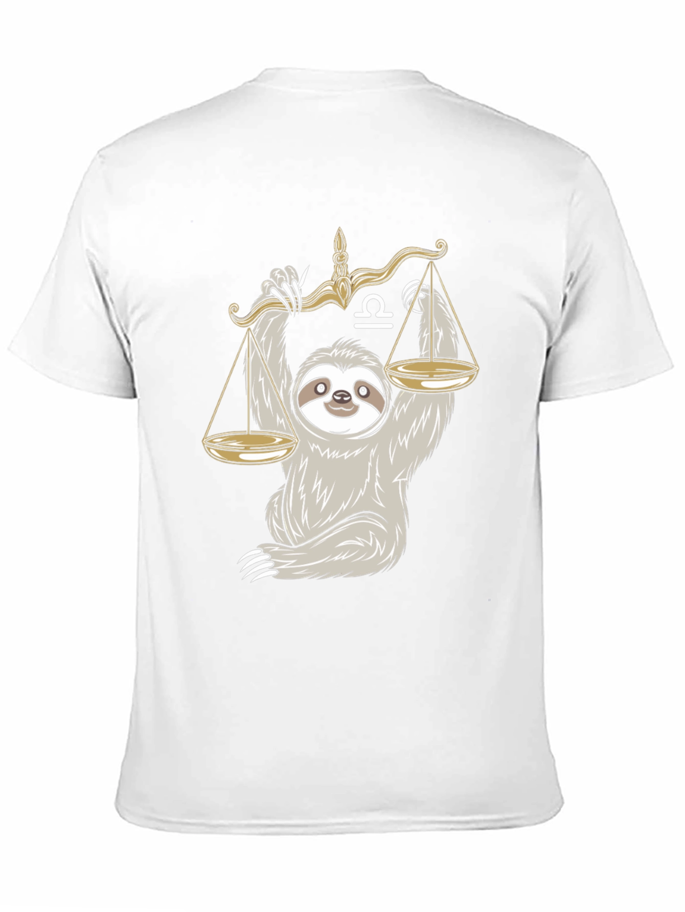 Libra Sloth T-Shirt - Zodiac Animal Tee