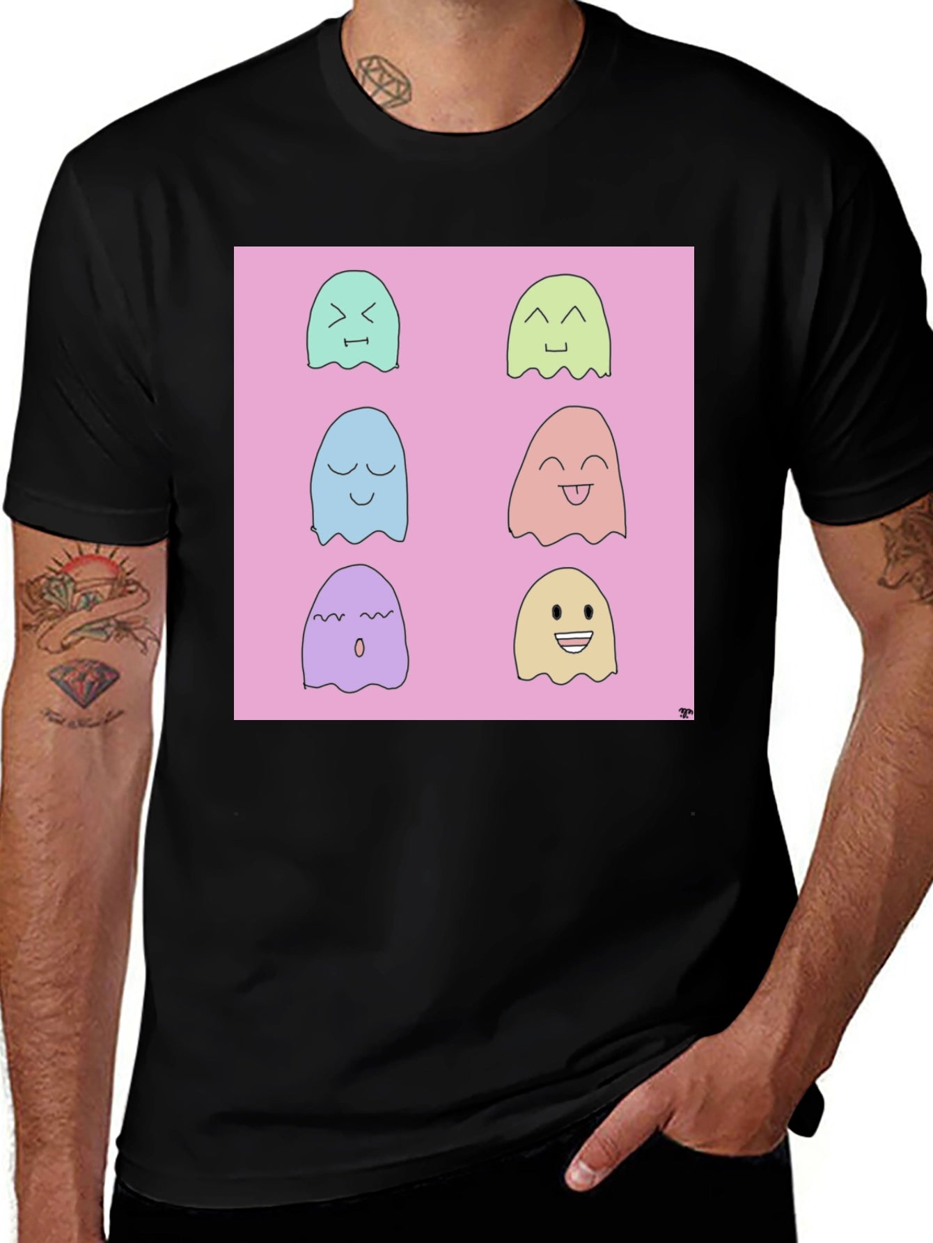 Cute Ghost T-Shirt - Fun Spooky Season Apparel