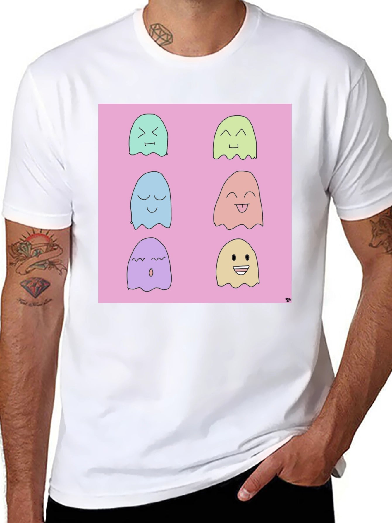 Cute Ghost T-Shirt - Fun Spooky Season Apparel