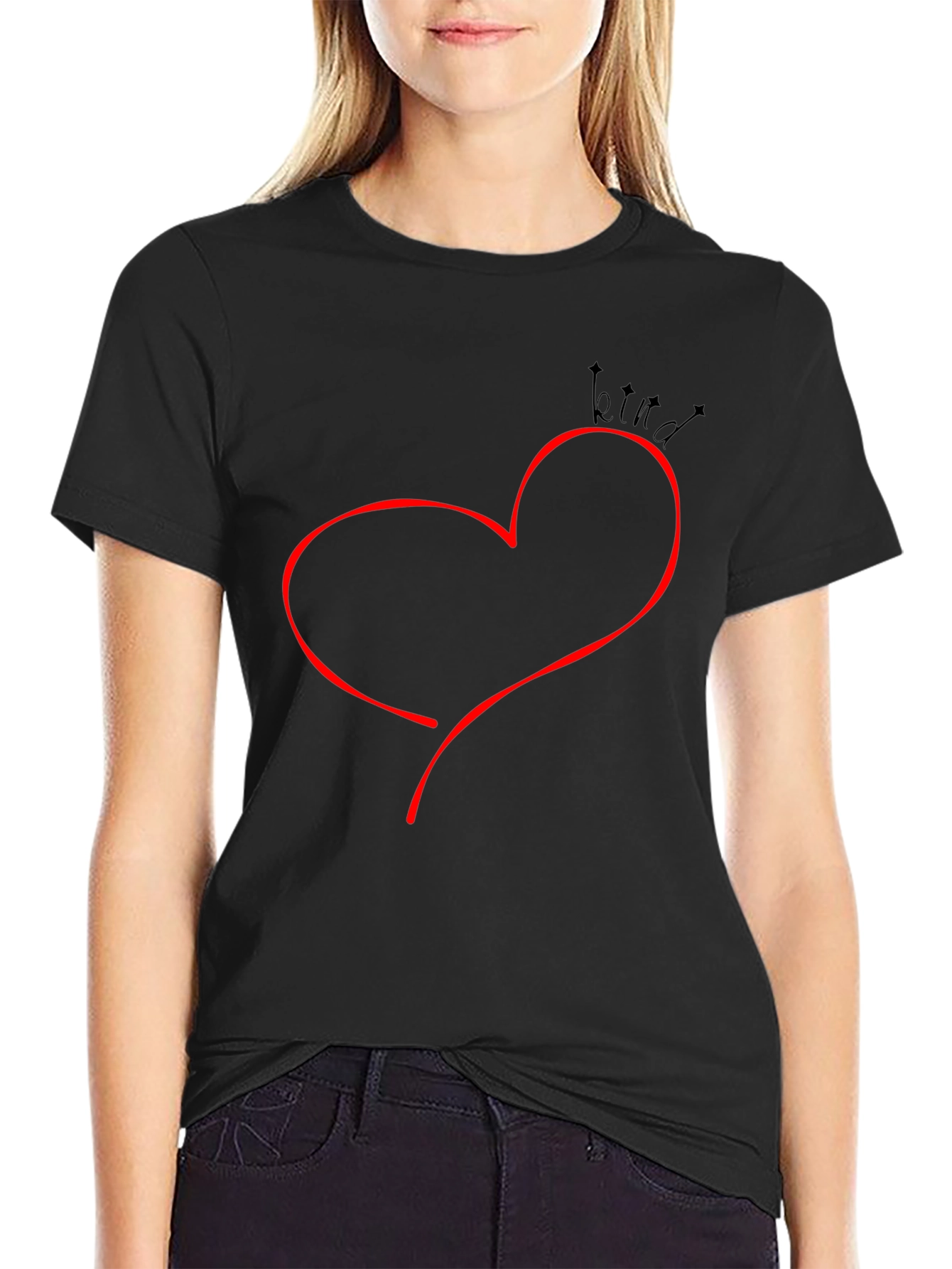 Kind Heart Graphic Tee - Casual Comfort
