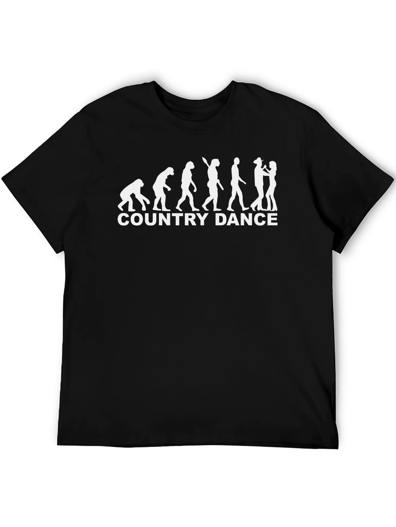 Country Dance Evolution Graphic T-Shirt