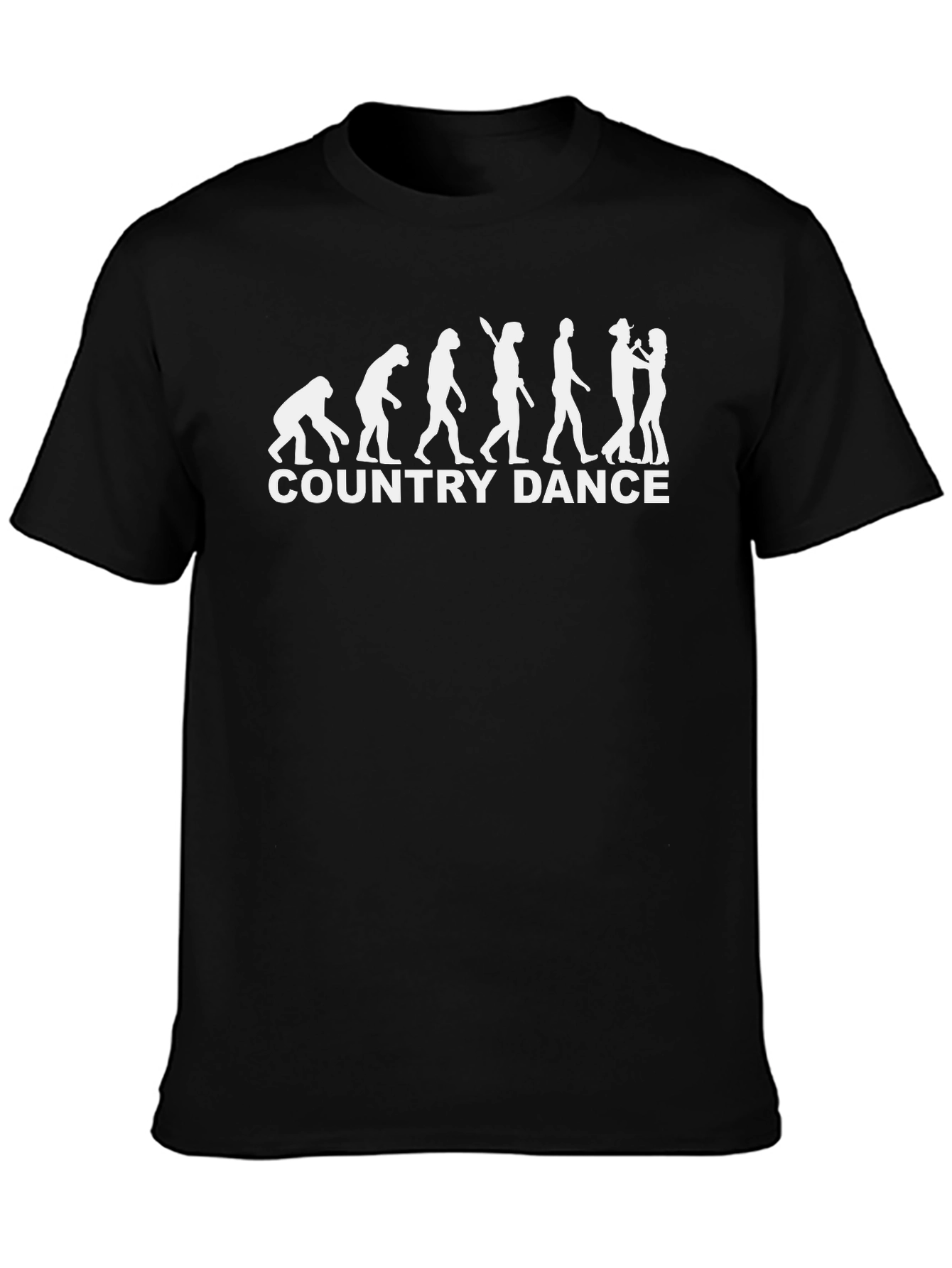 Country Dance Evolution Graphic T-Shirt
