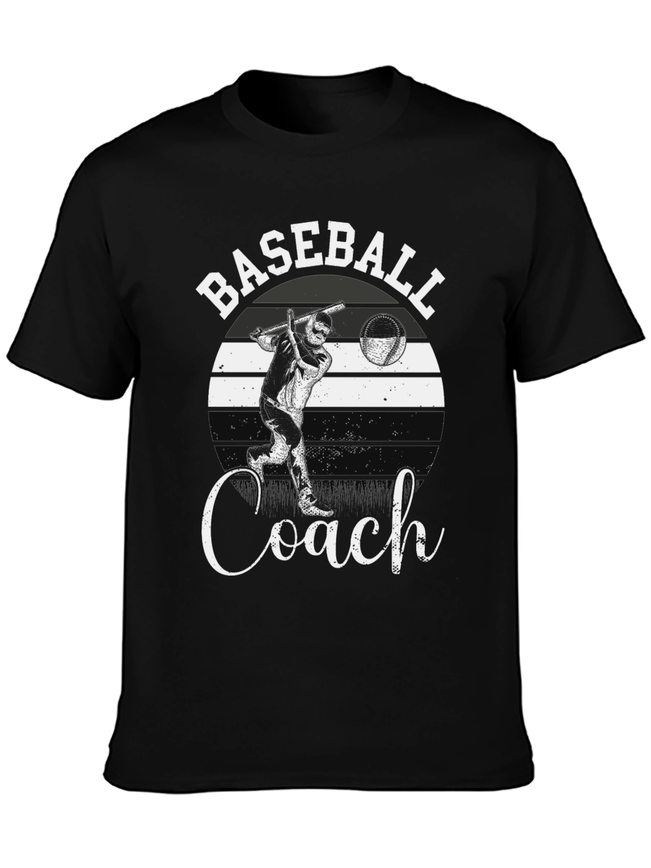 Baseball Coach T-Shirt Retro Design