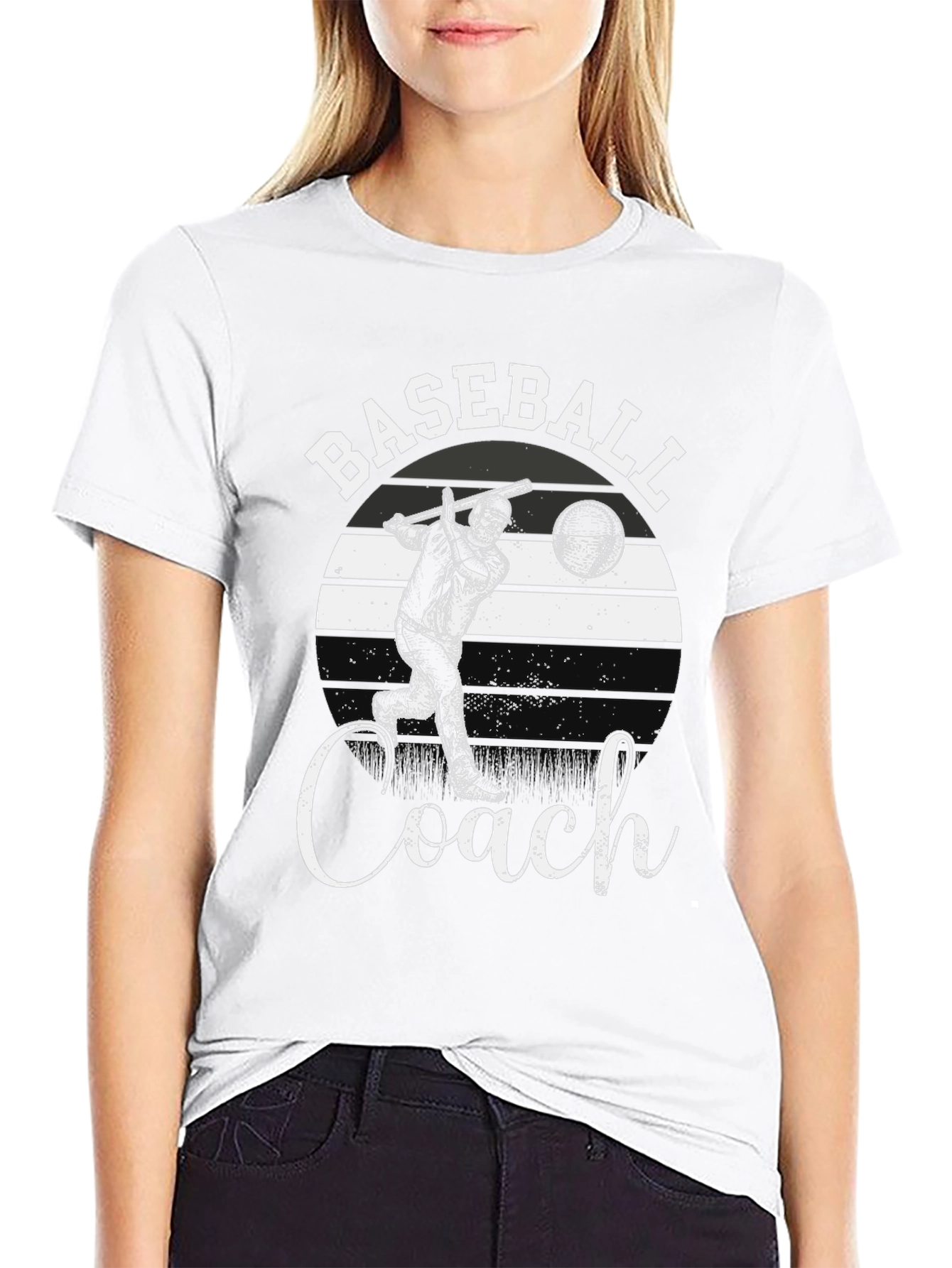 Baseball Coach T-Shirt Retro Design