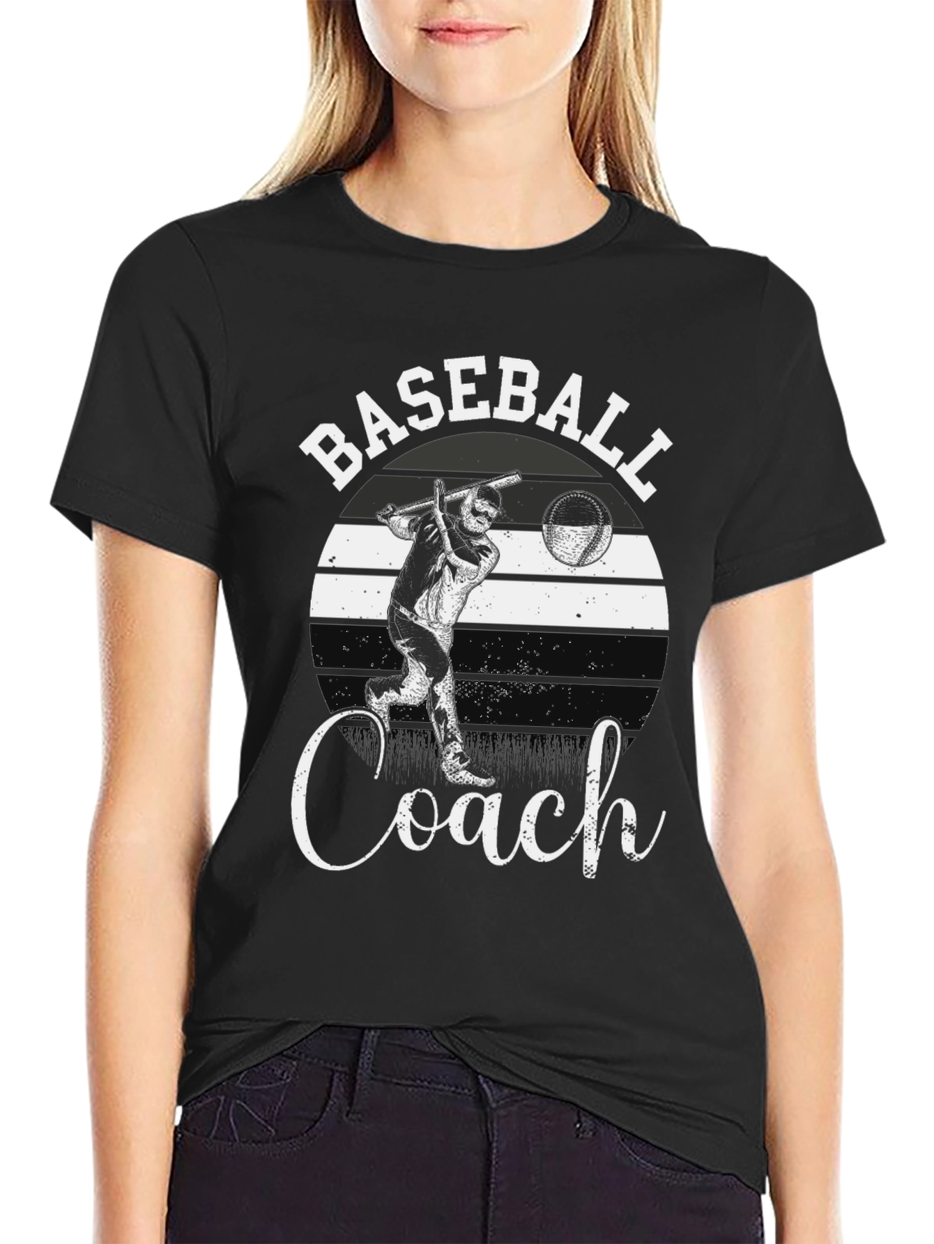 Baseball Coach T-Shirt Retro Design
