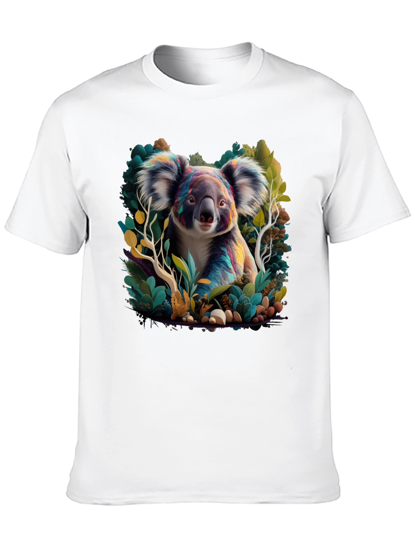 Koala Art Graphic Tee - Black