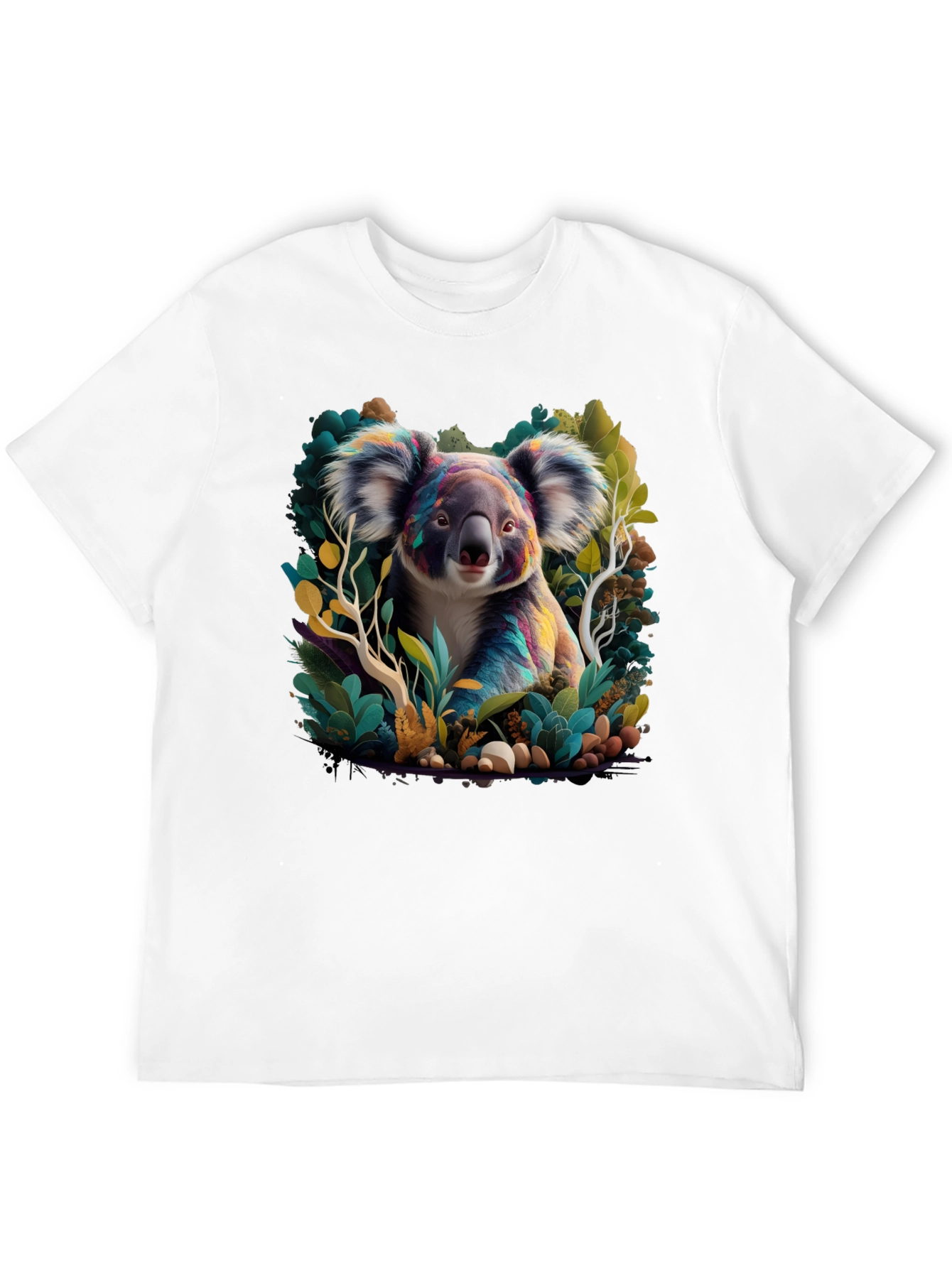 Koala Art Graphic Tee - Black