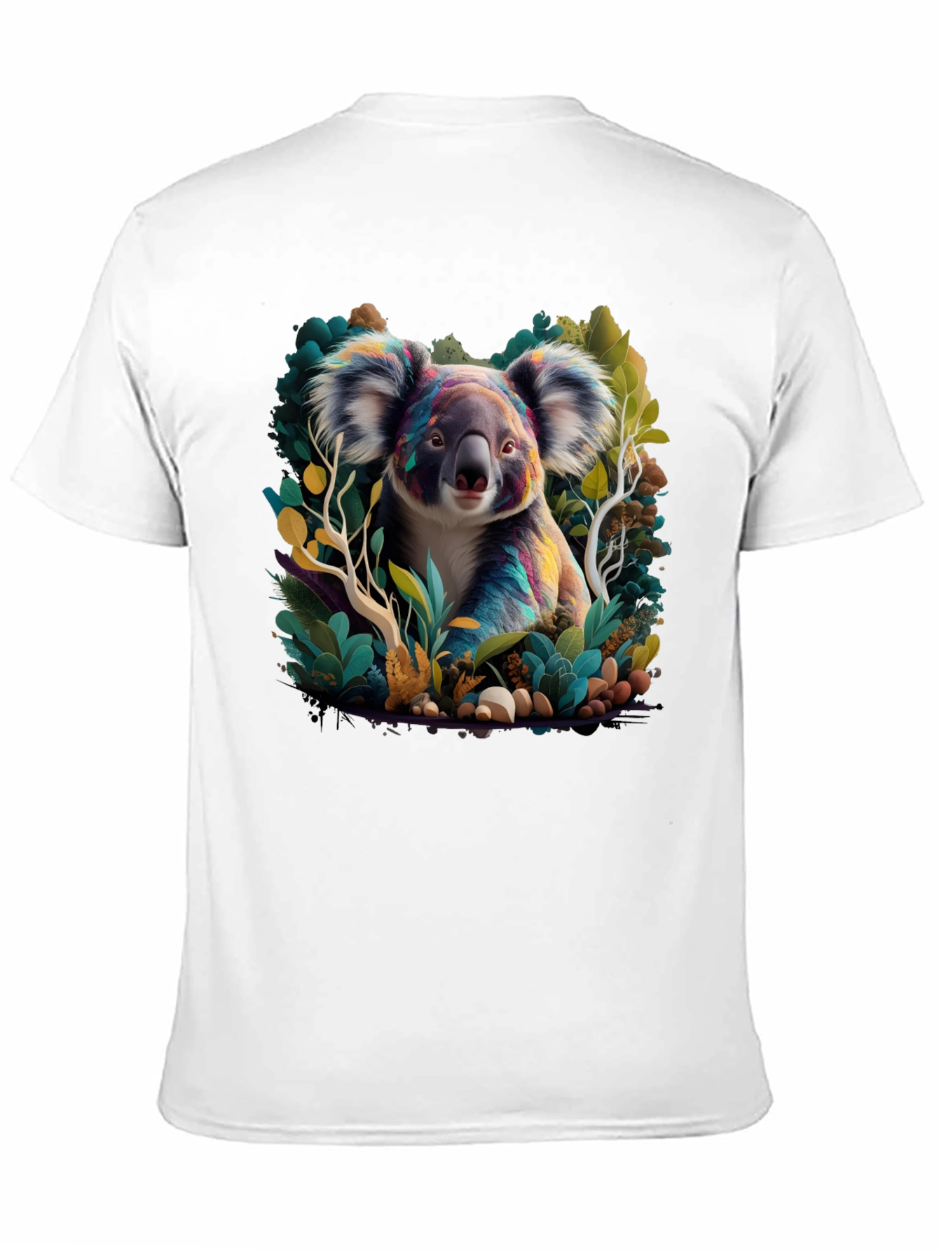 Koala Art Graphic Tee - Black