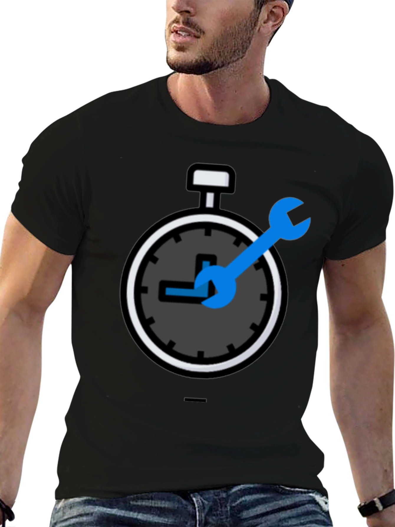 Funny Mechanic Time Wrench T-Shirt